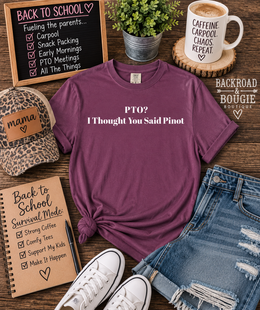 🍷🍎 PTO? I Thought You Said Pinot.