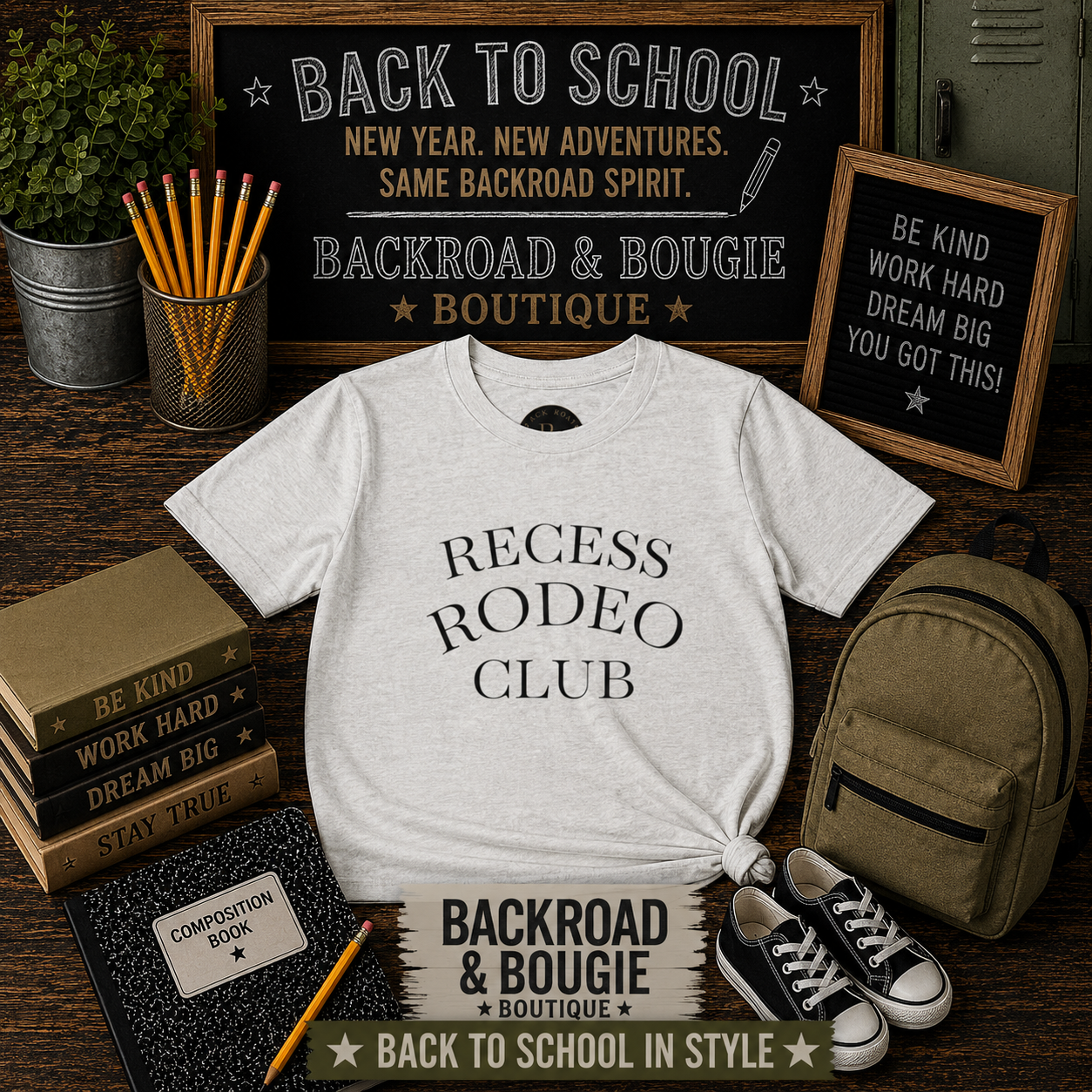 Youth Tee — "Recess Rodeo Club" Graphic Kids T-Shirt