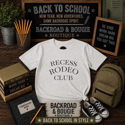Youth Tee — "Recess Rodeo Club" Graphic Kids T-Shirt