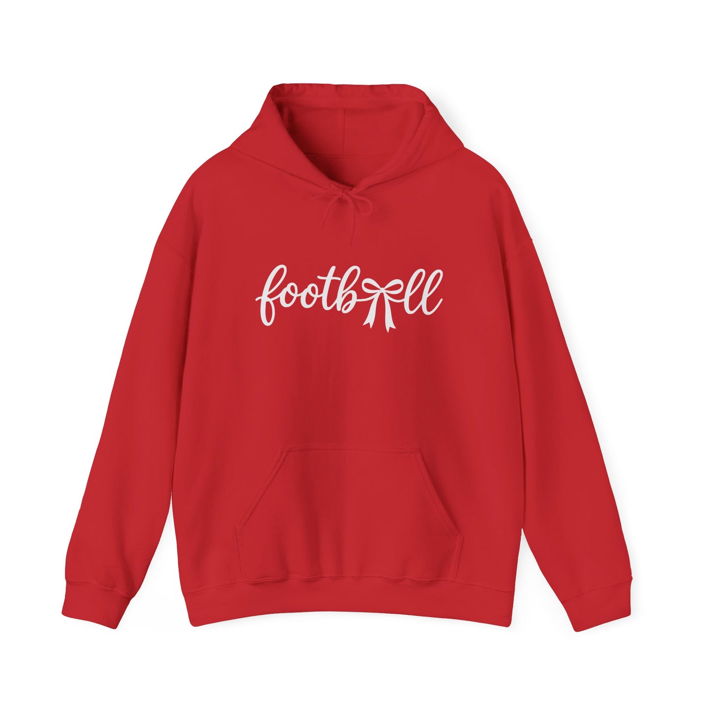 🏈🤍 🎀Football Hooded Sweatshirt