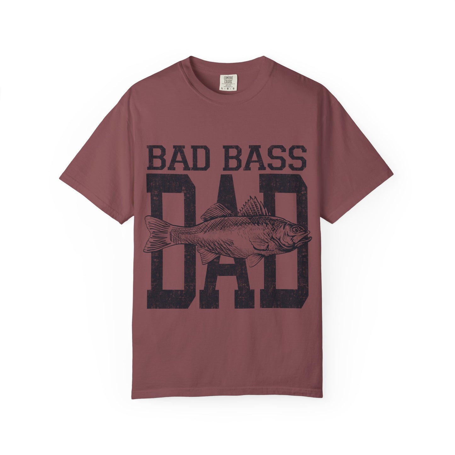 🎣🤎 Bad Bass Dad Tee