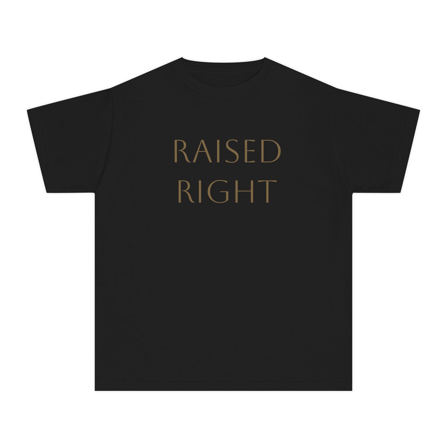 Raised Right Kids Tee – Country Roots Collection 🤎