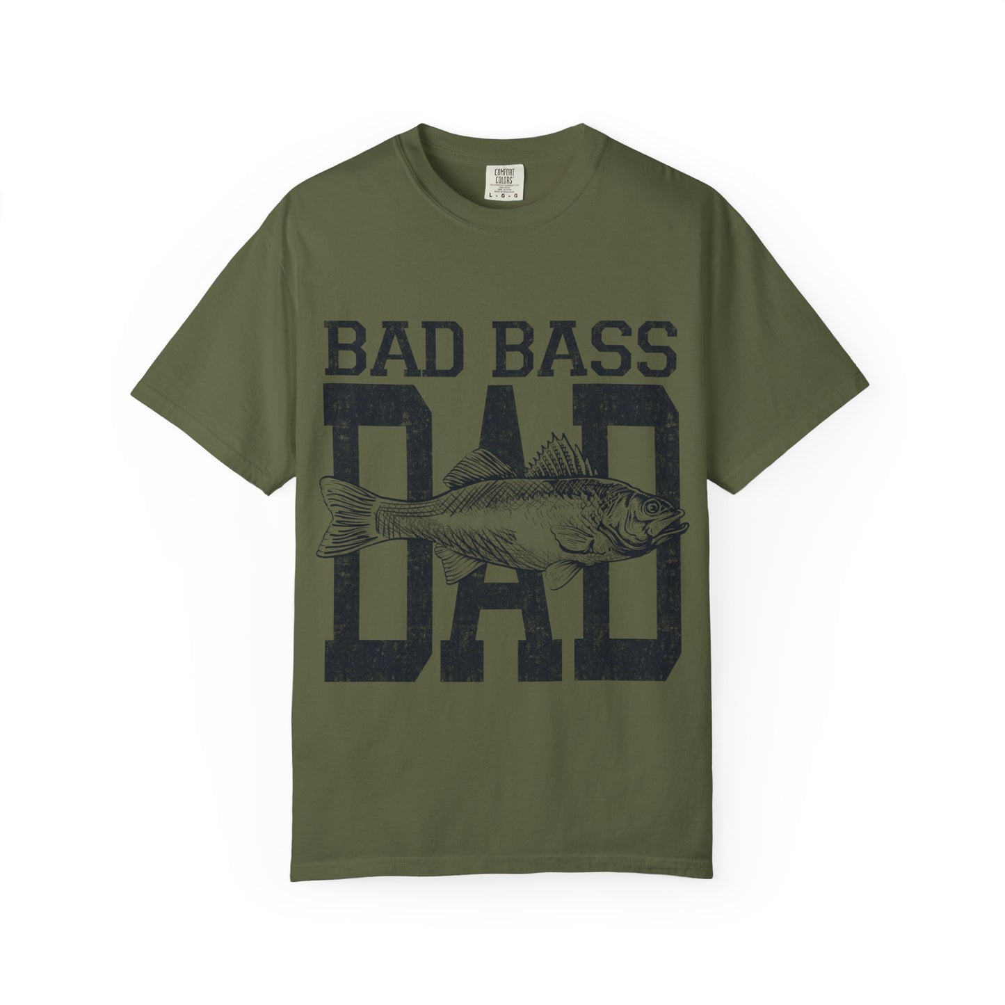 🎣🤎 Bad Bass Dad Tee