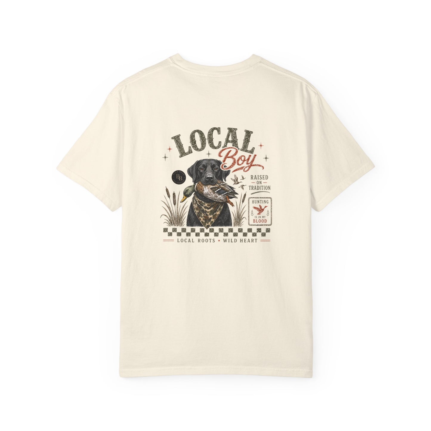 Local Boy Dog Graphic T-Shirt — Vintage Pet Rescue Design