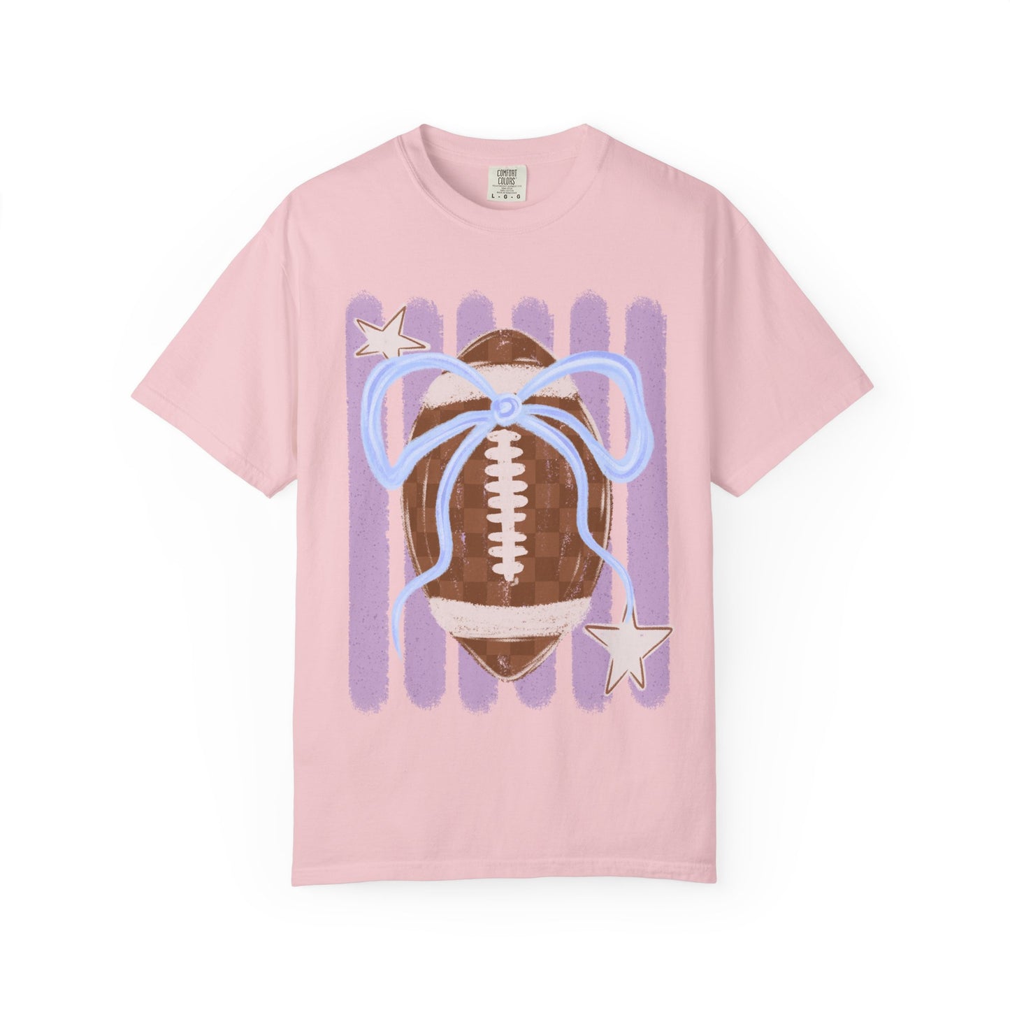 🏈🎀 Football Bow T-shirt