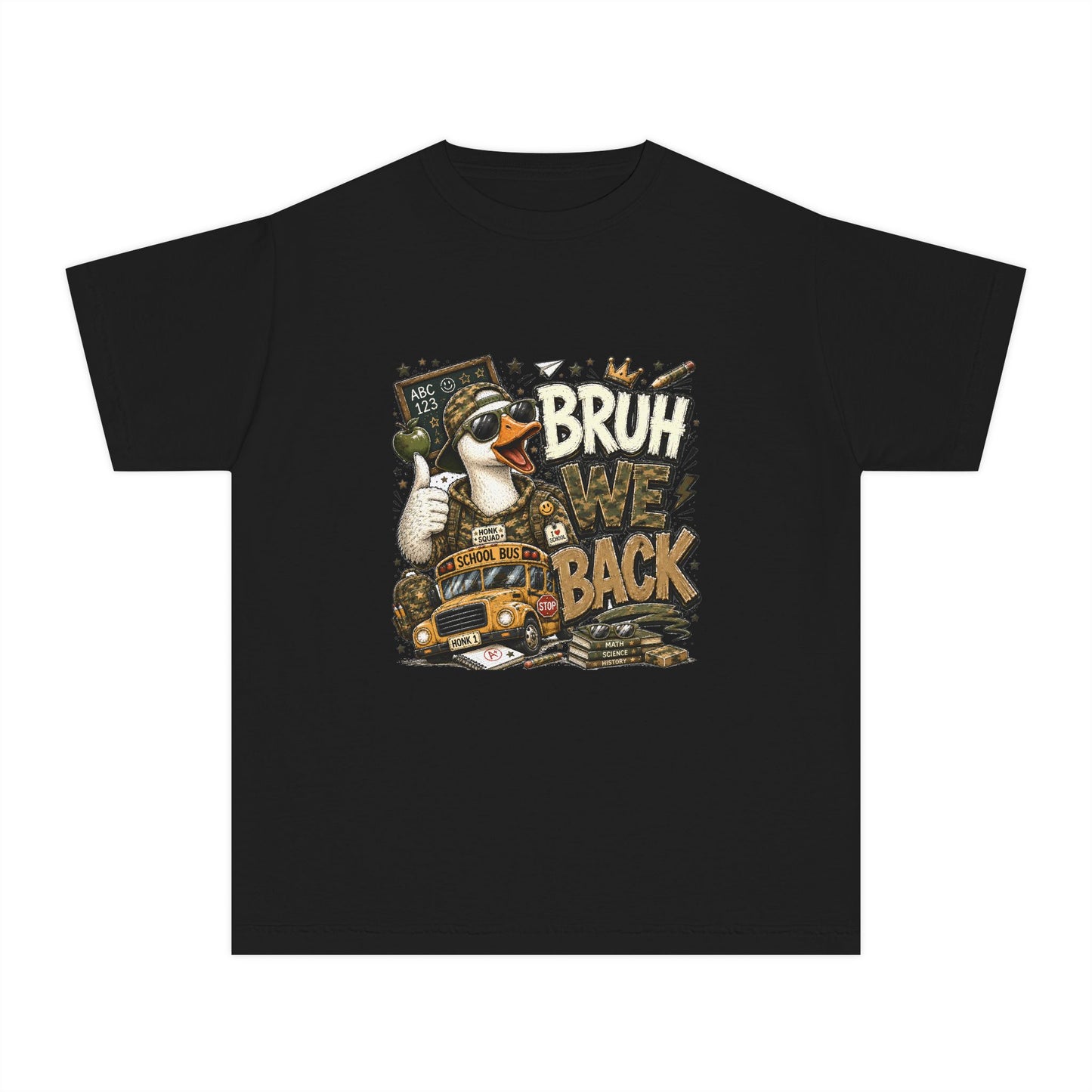 BRUH, WE BACK. 🚌🪿 Youth Tee