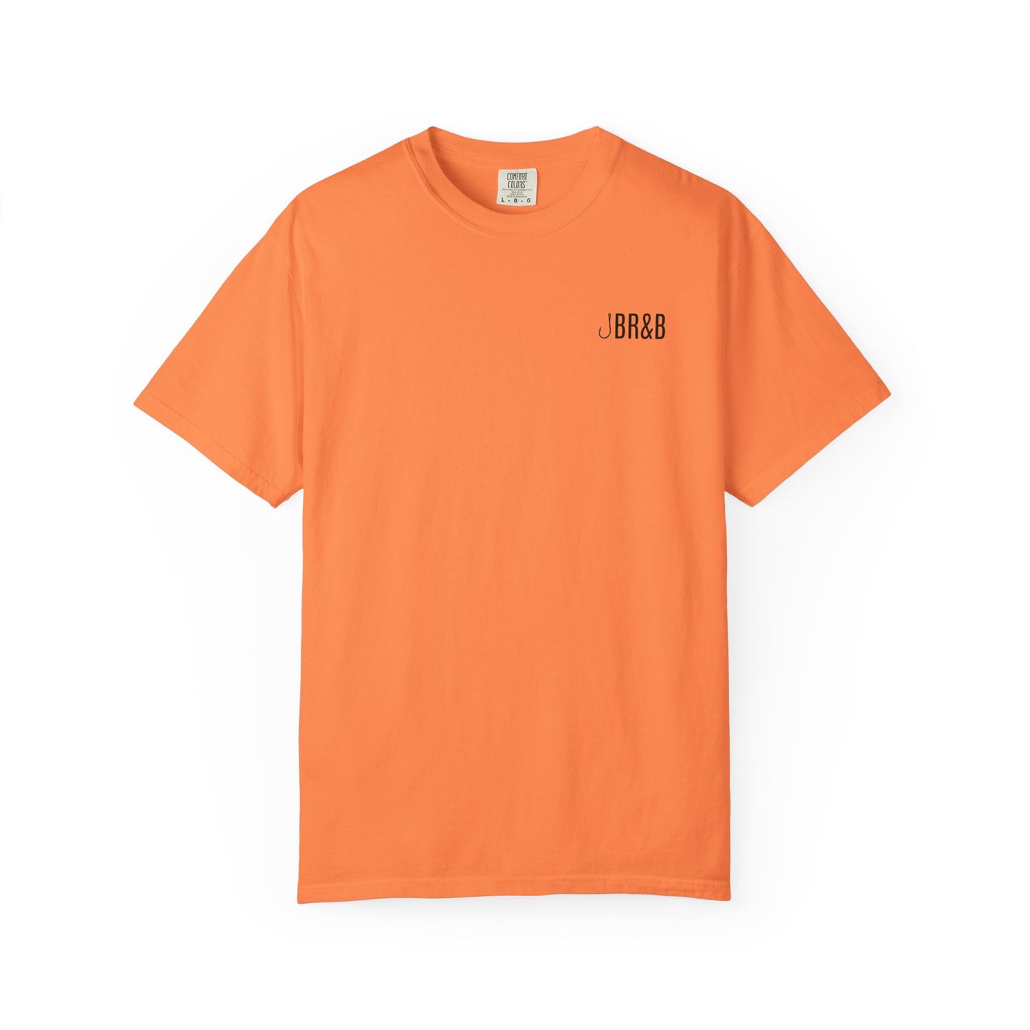 Trout Fishing Graphic T‑Shirt — Vintage Fly Rod & Hook Design