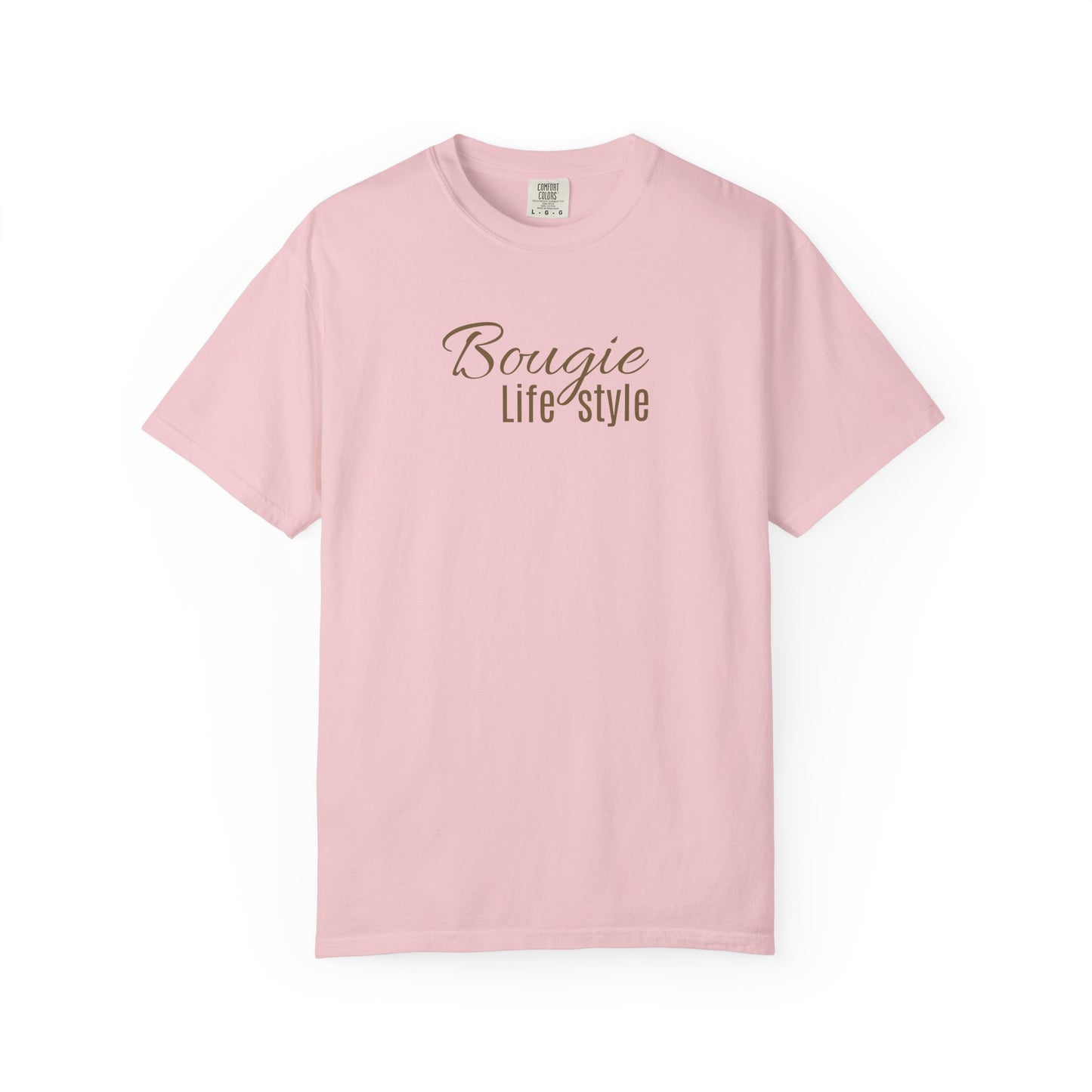 Bougie Lifestyle. 🤎✨
 — Chic Script Graphic T‑Shirt