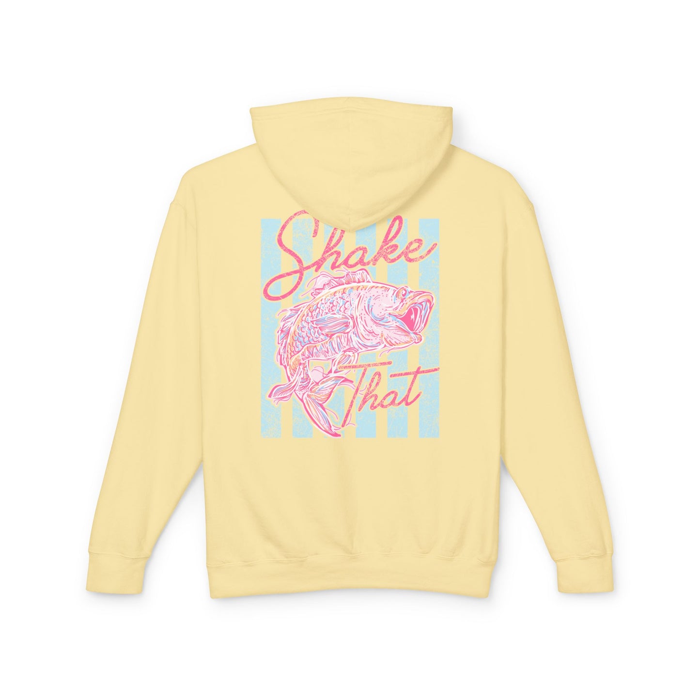 🎣😂 Shake That Bass Hoodie -Lightweight Hooded Sweatshirt