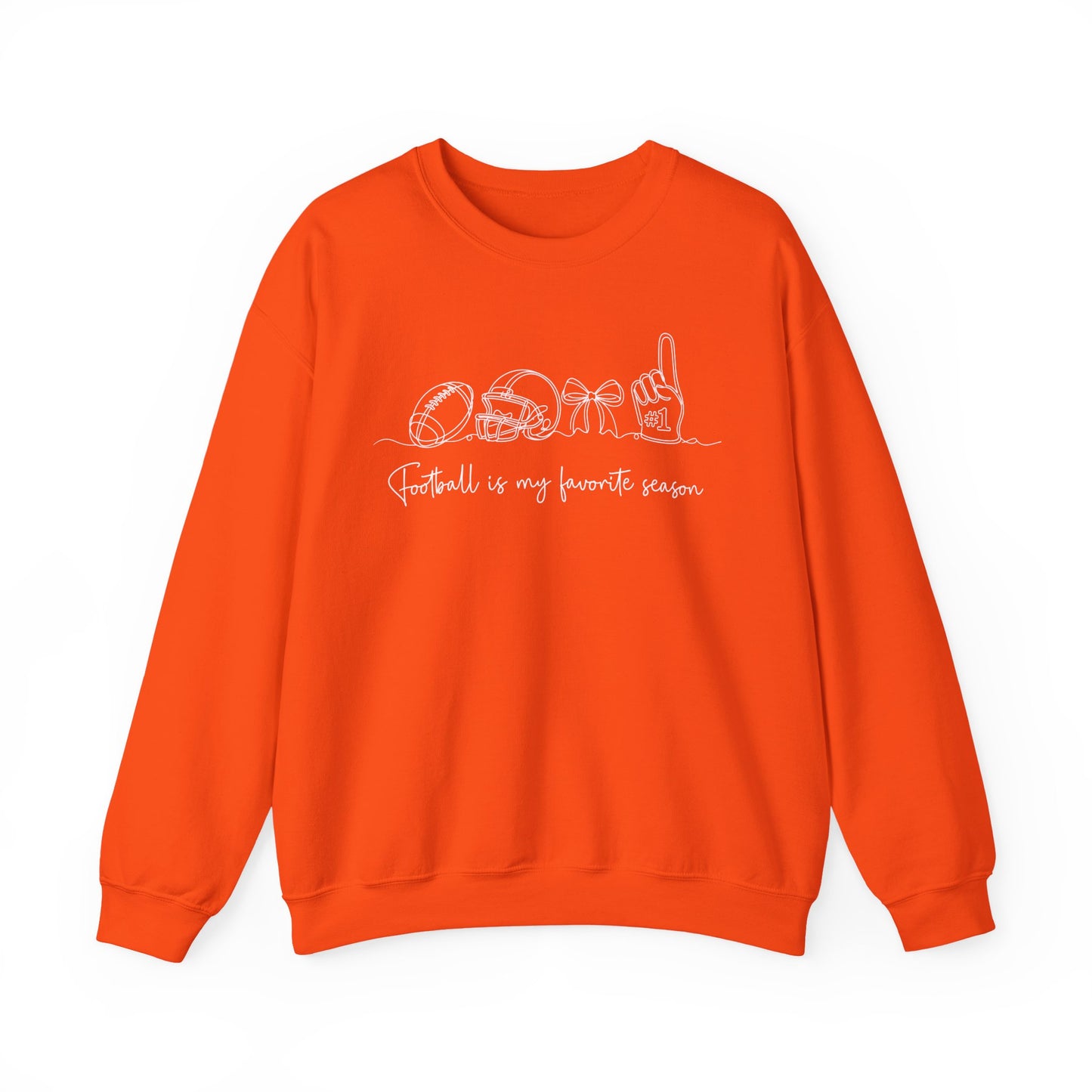 Football Is My Favorite Season Crewneck Sweatshirt