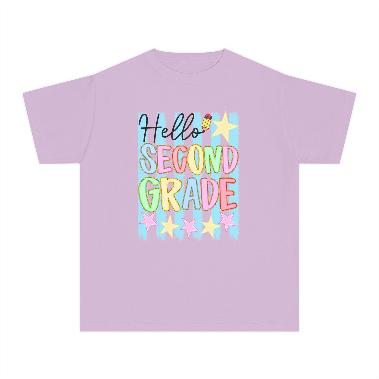 🌟📚 Hello Second Grade! T-Shirt — Bright Back-to-School