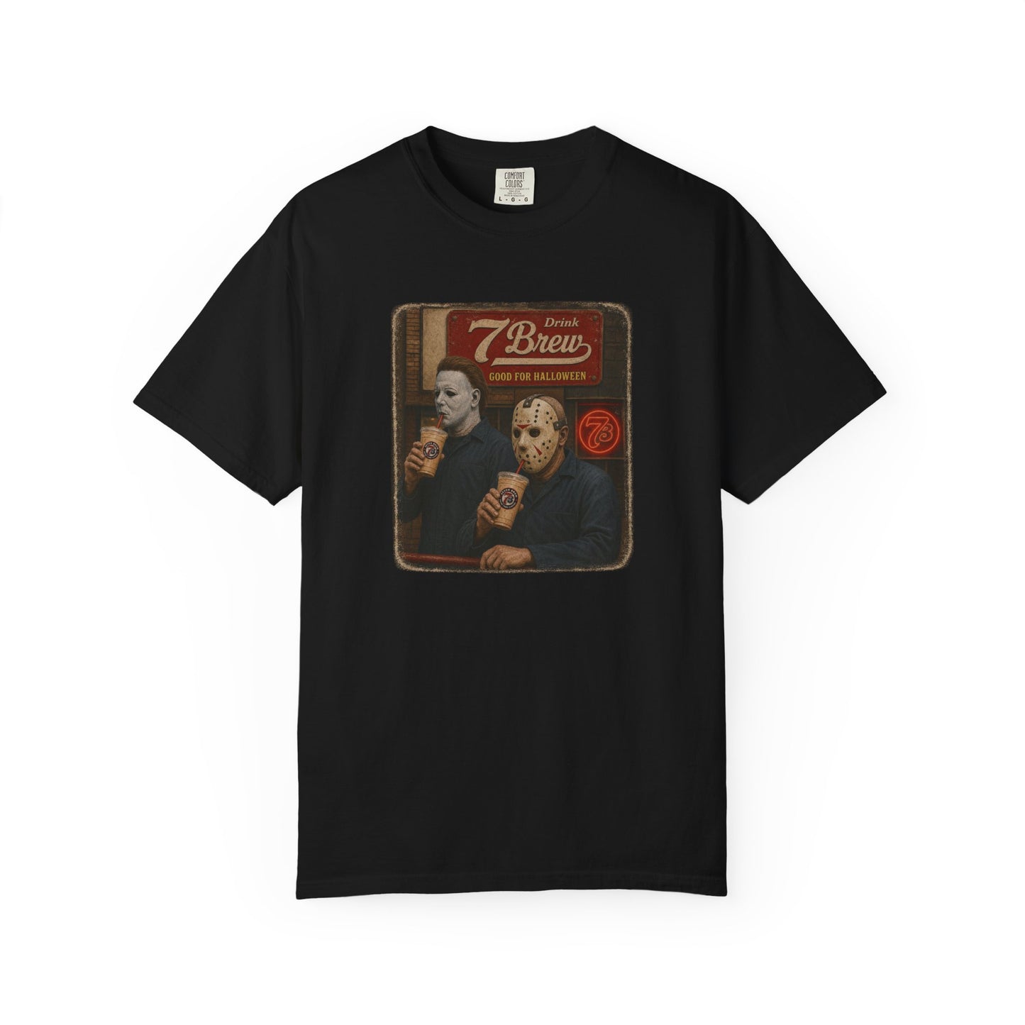 ☕🎃 Horror & Coffee Graphic Tee 🎃☕