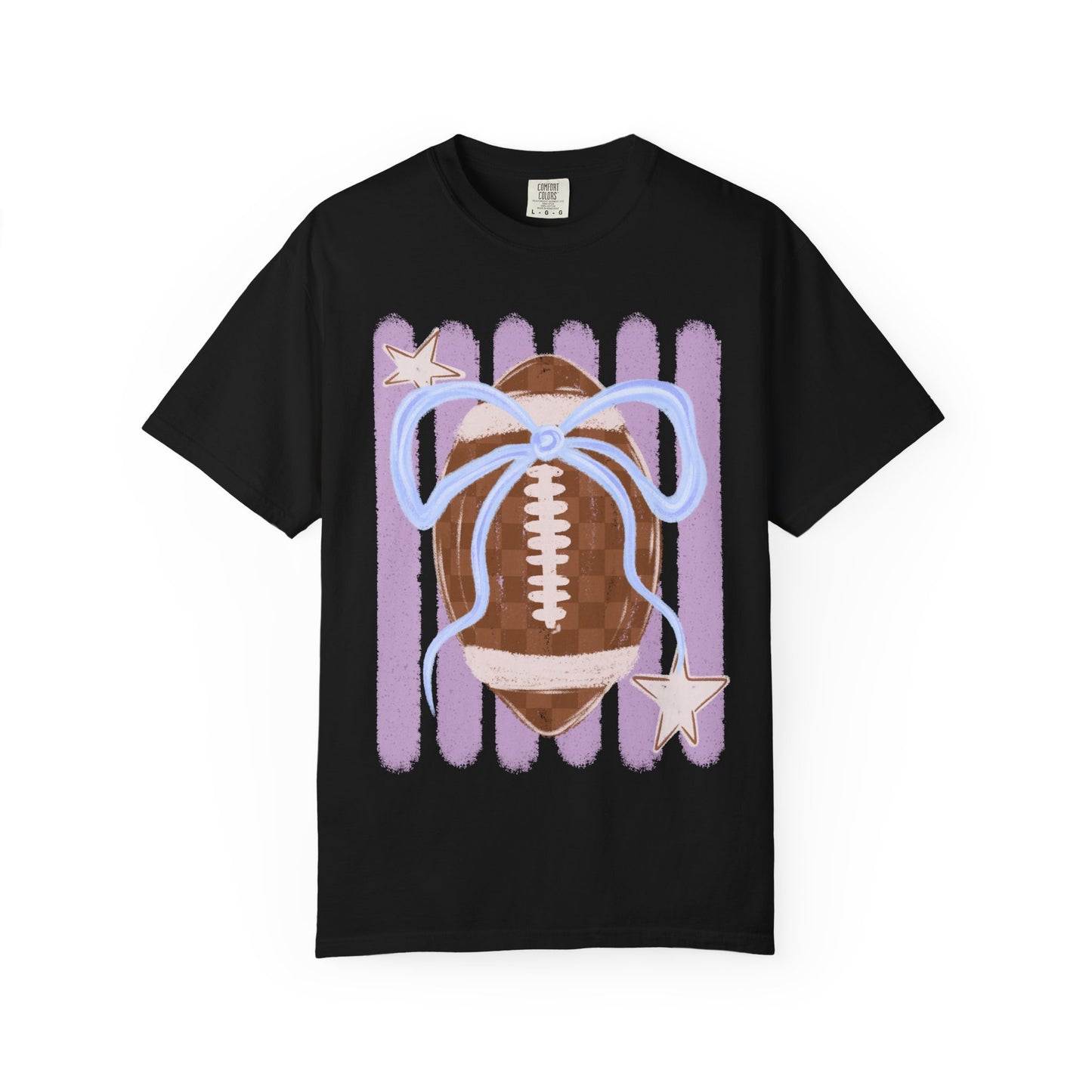 🏈🎀 Football Bow T-shirt