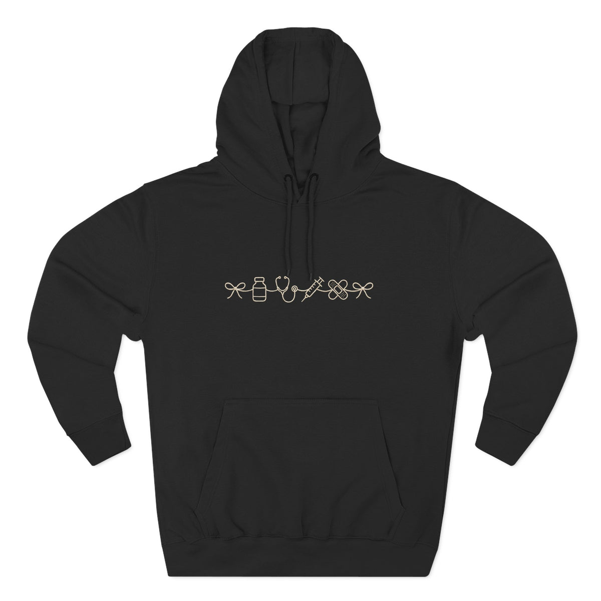 🩺🤍 HEART OF HEALTHCARE — Minimalist Hoodie | Back Road & Bougie Boutique