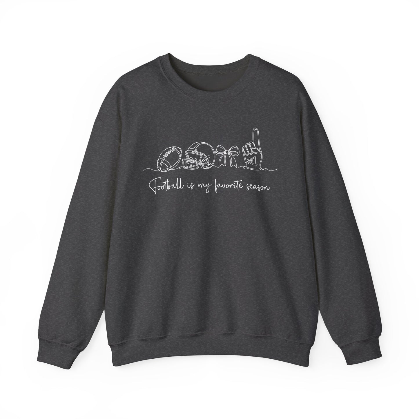 Football Is My Favorite Season Crewneck Sweatshirt