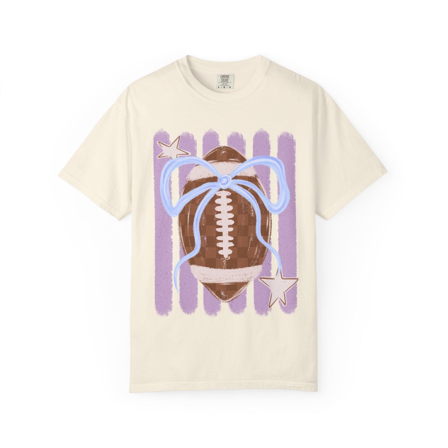 🏈🎀 Football Bow T-shirt