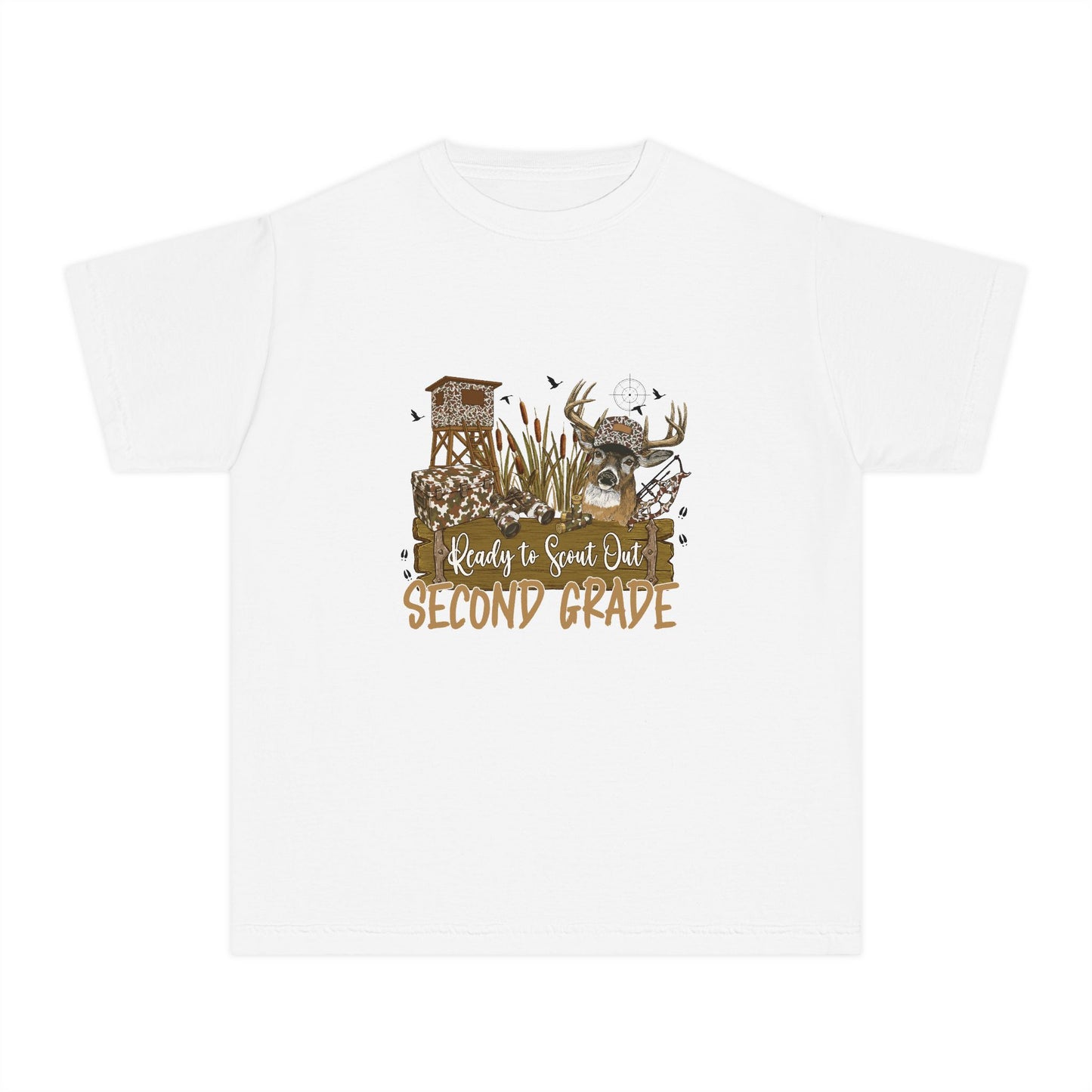 🌾🦆🎒 Ready to Scout Out Second Grade Tee