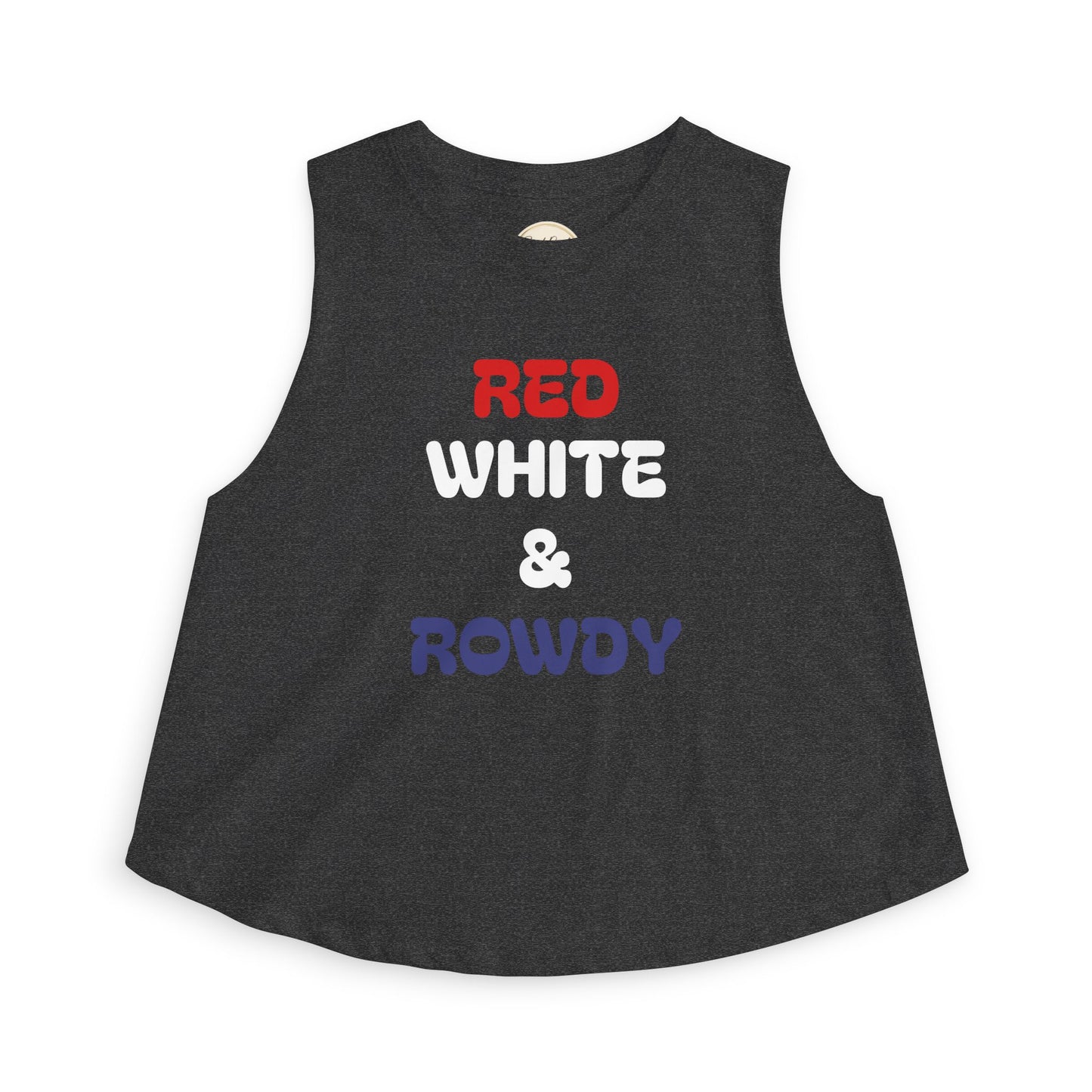 🇺🇸🔥 Red, White & Rowdy Crop Tank