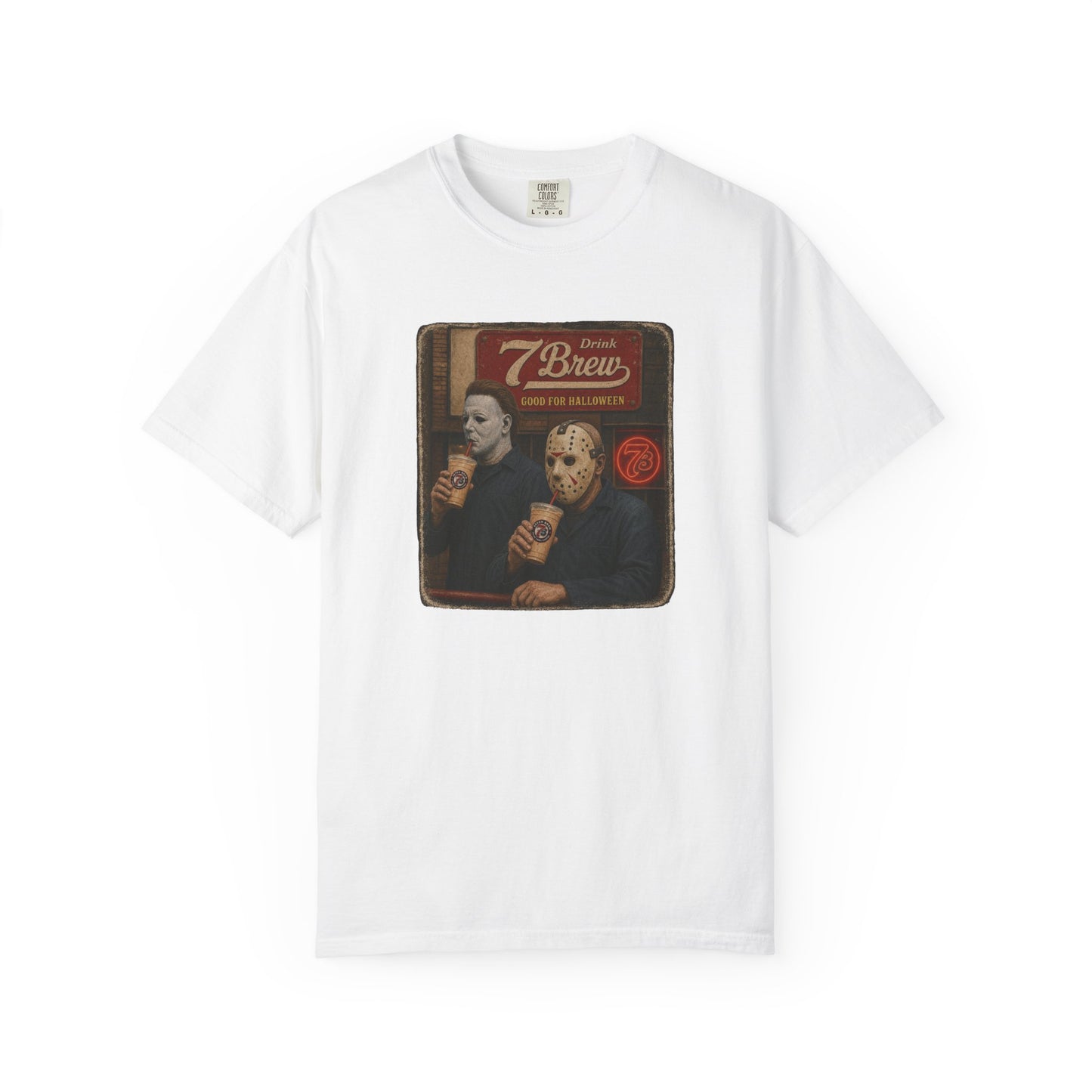 ☕🎃 Horror & Coffee Graphic Tee 🎃☕