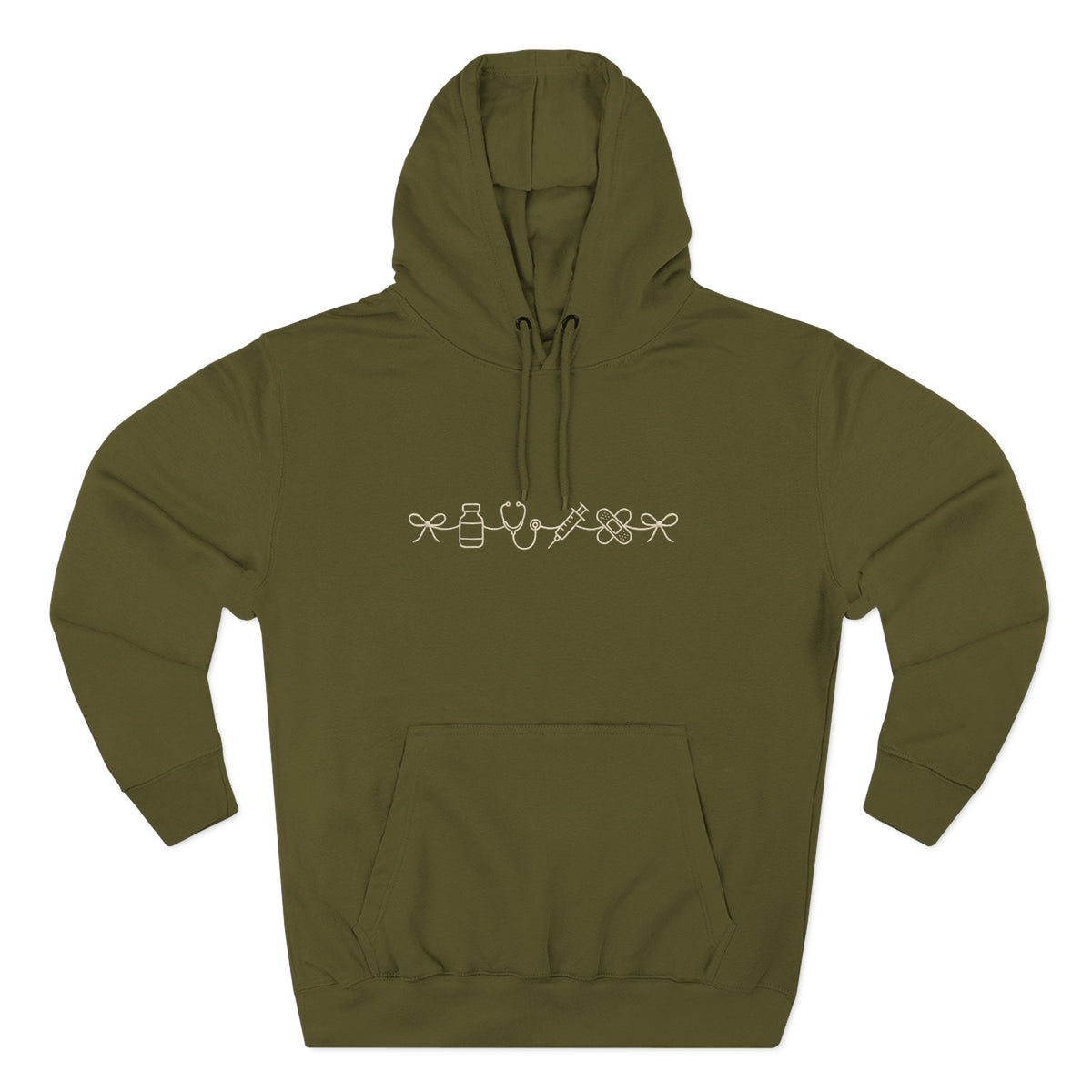 🩺🤍 HEART OF HEALTHCARE — Minimalist Hoodie | Back Road & Bougie Boutique
