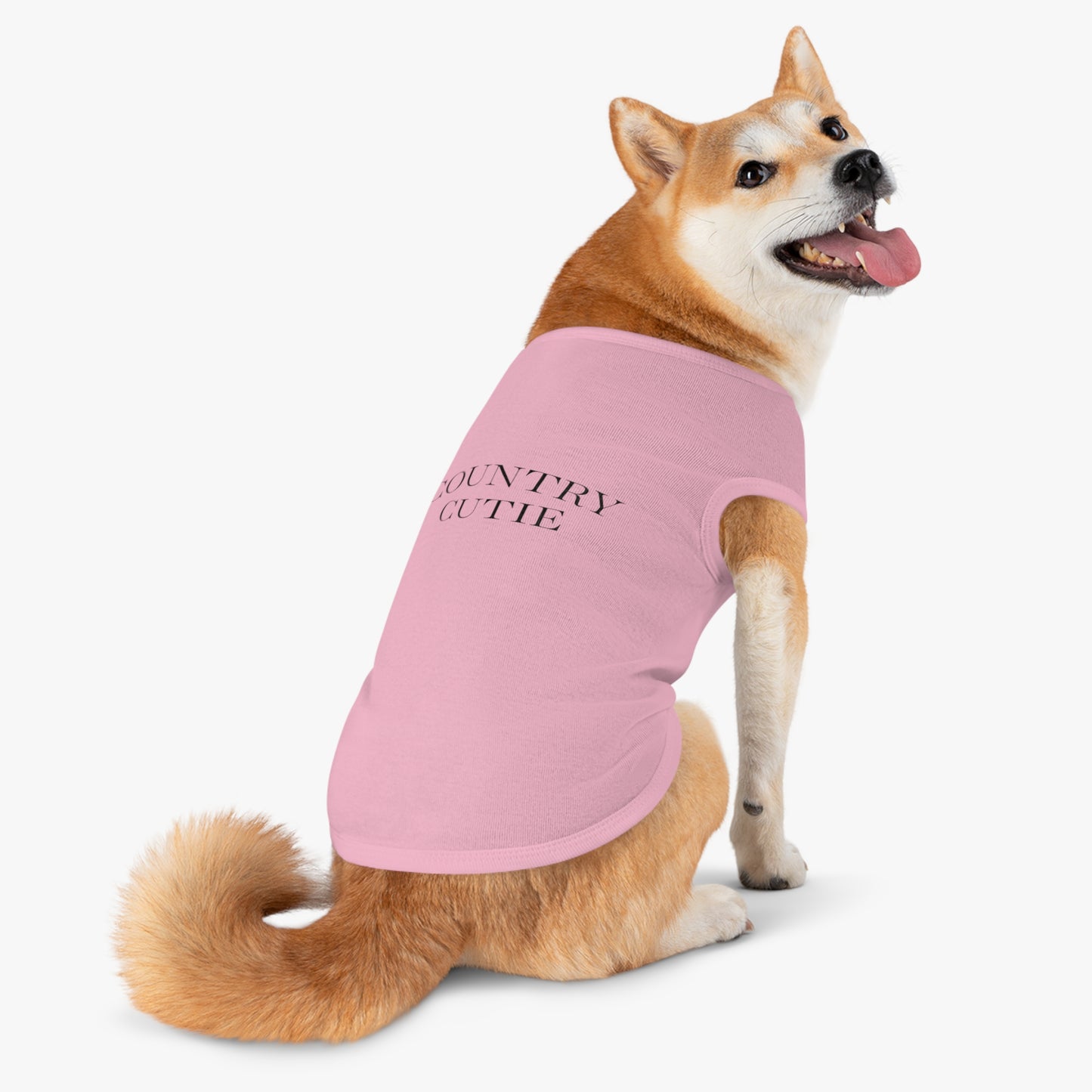 Country Cutie Pet Tank Top — Grey Dog/Cat Tee