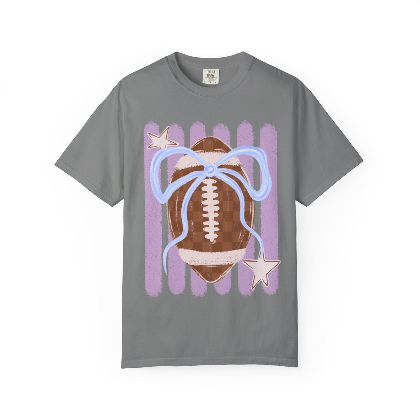 🏈🎀 Football Bow T-shirt