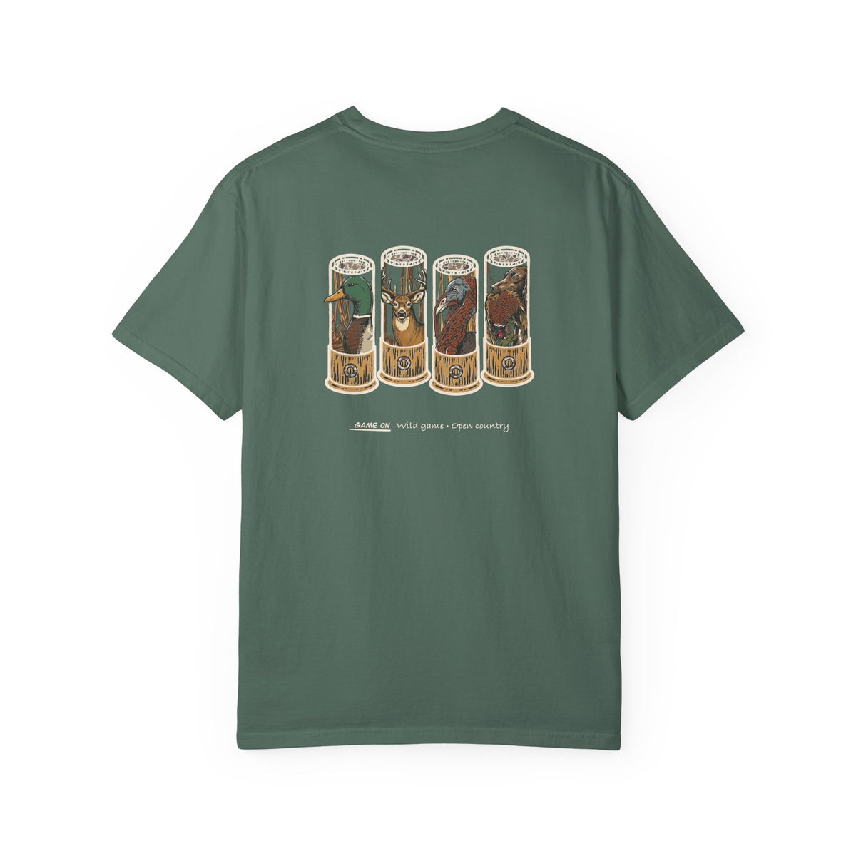 🦆 GAME ON — Wild Game Tee