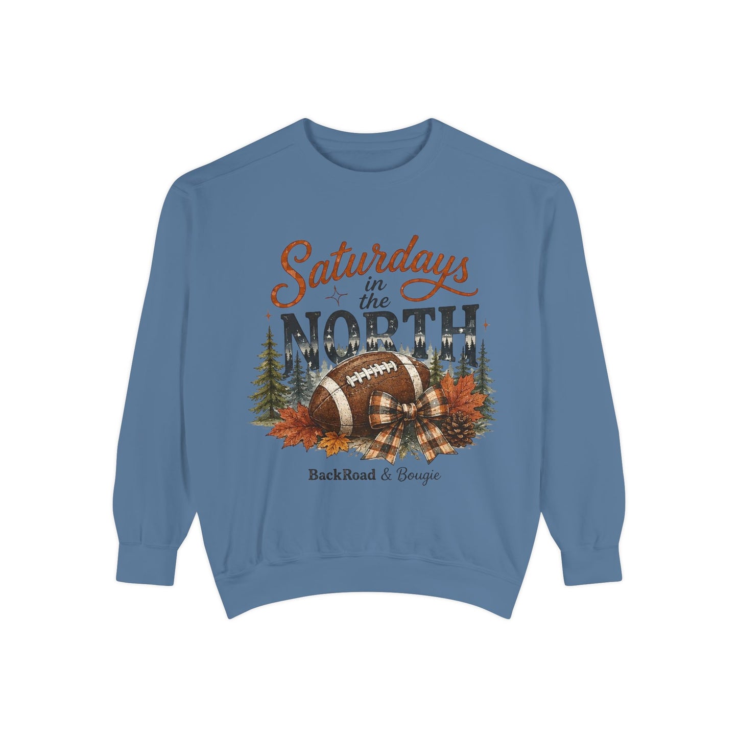 Saturdays in the North Sweatshirt — Vintage Football Fall Crewneck