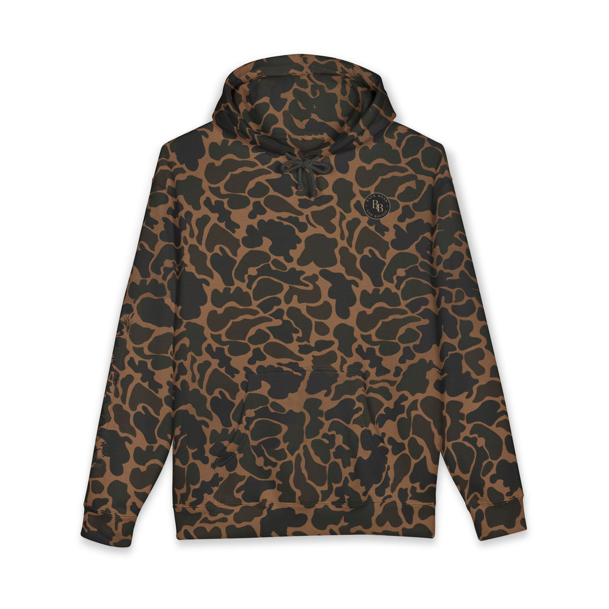 🌲 BackRoad & Bougie Camo Hoodie