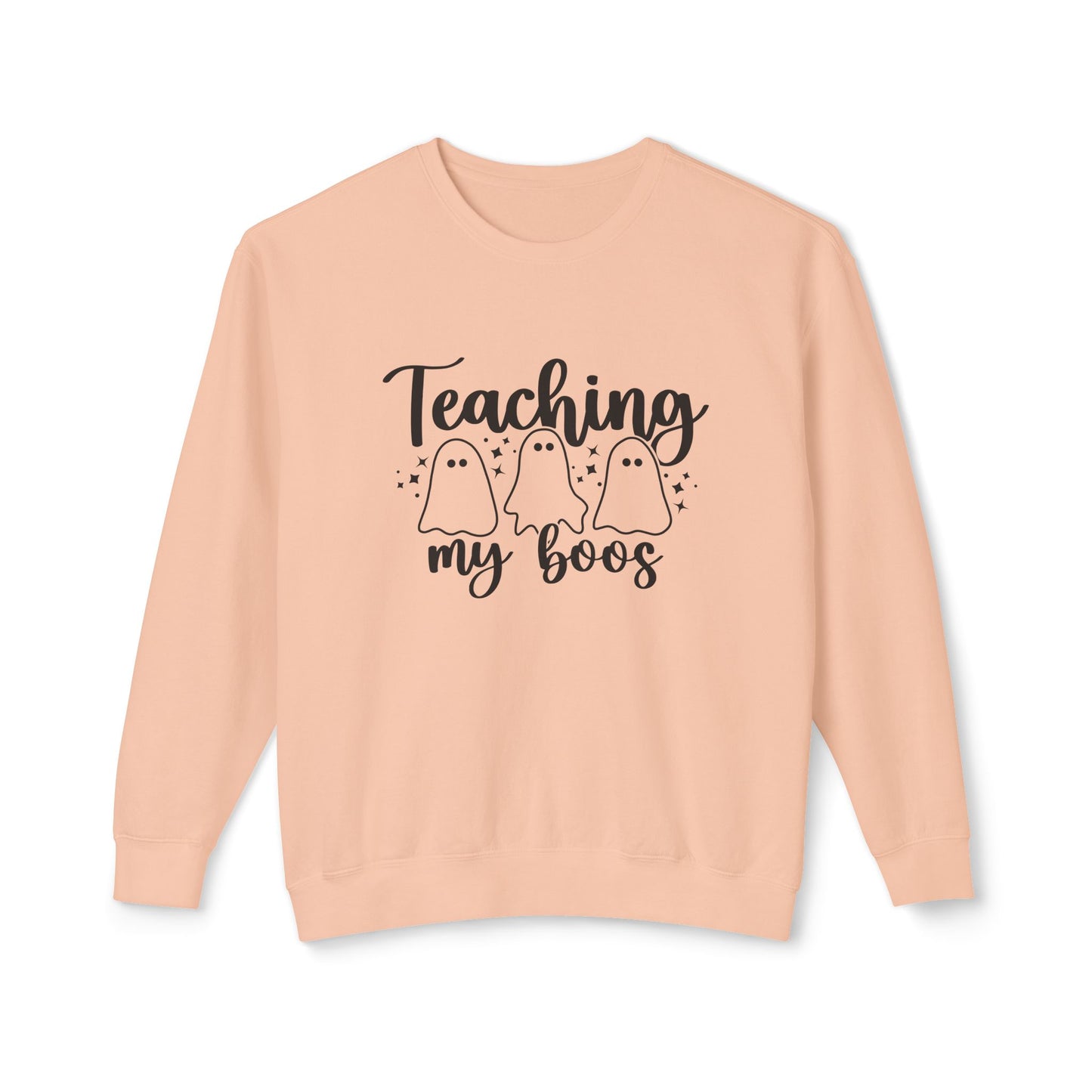 Teaching My Boos 👻🍎 Sweatshirt — Halloween Teacher Crewneck