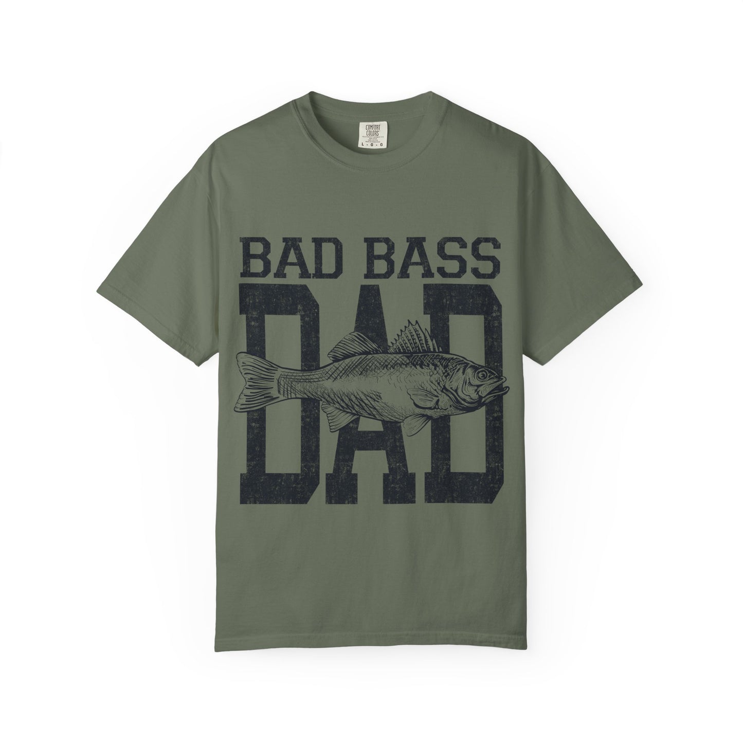 🎣🤎 Bad Bass Dad Tee