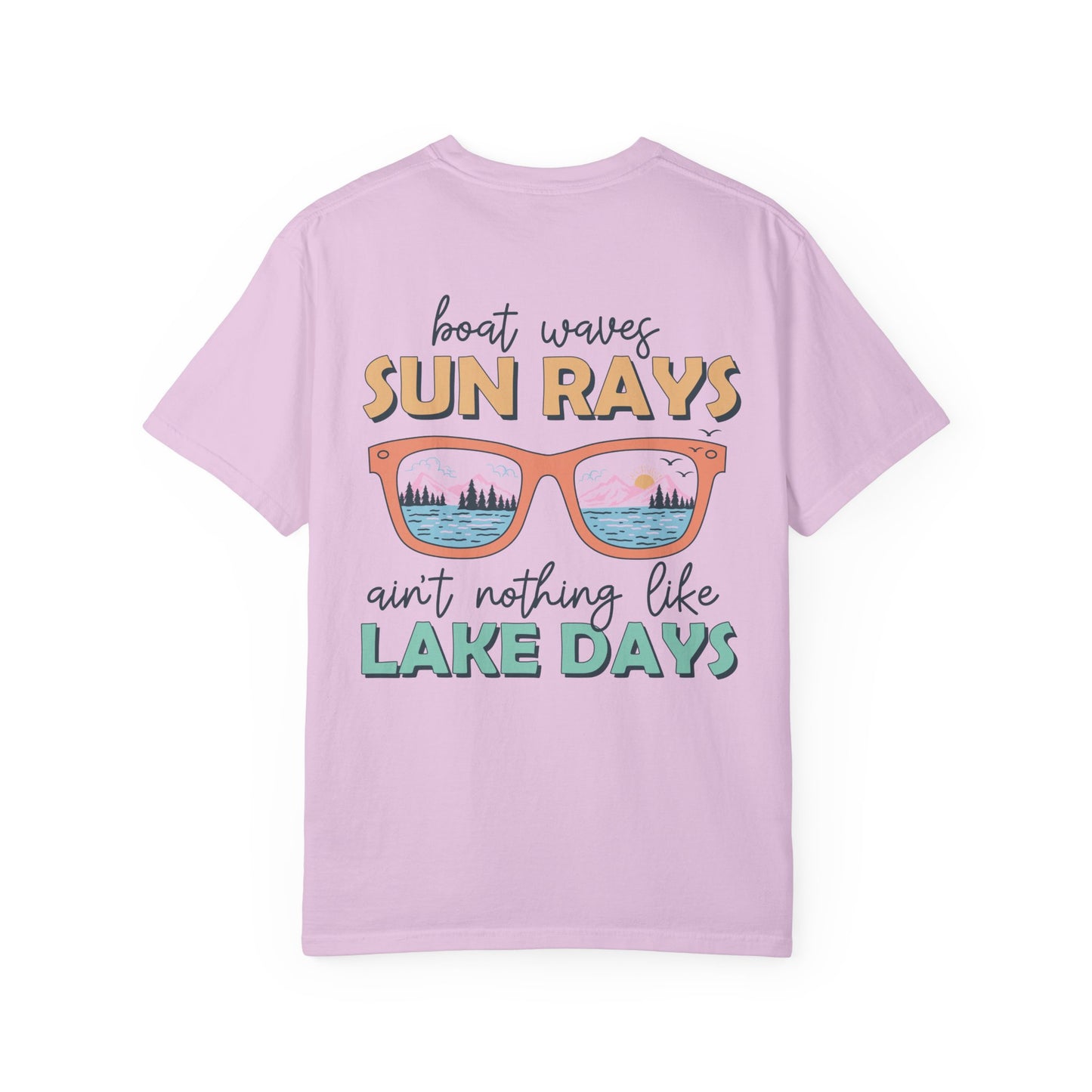 Lake Days T-Shirt — "Boat Waves Sun Rays Ain't Nothing Like Lake Days" Summer Graphic Tee