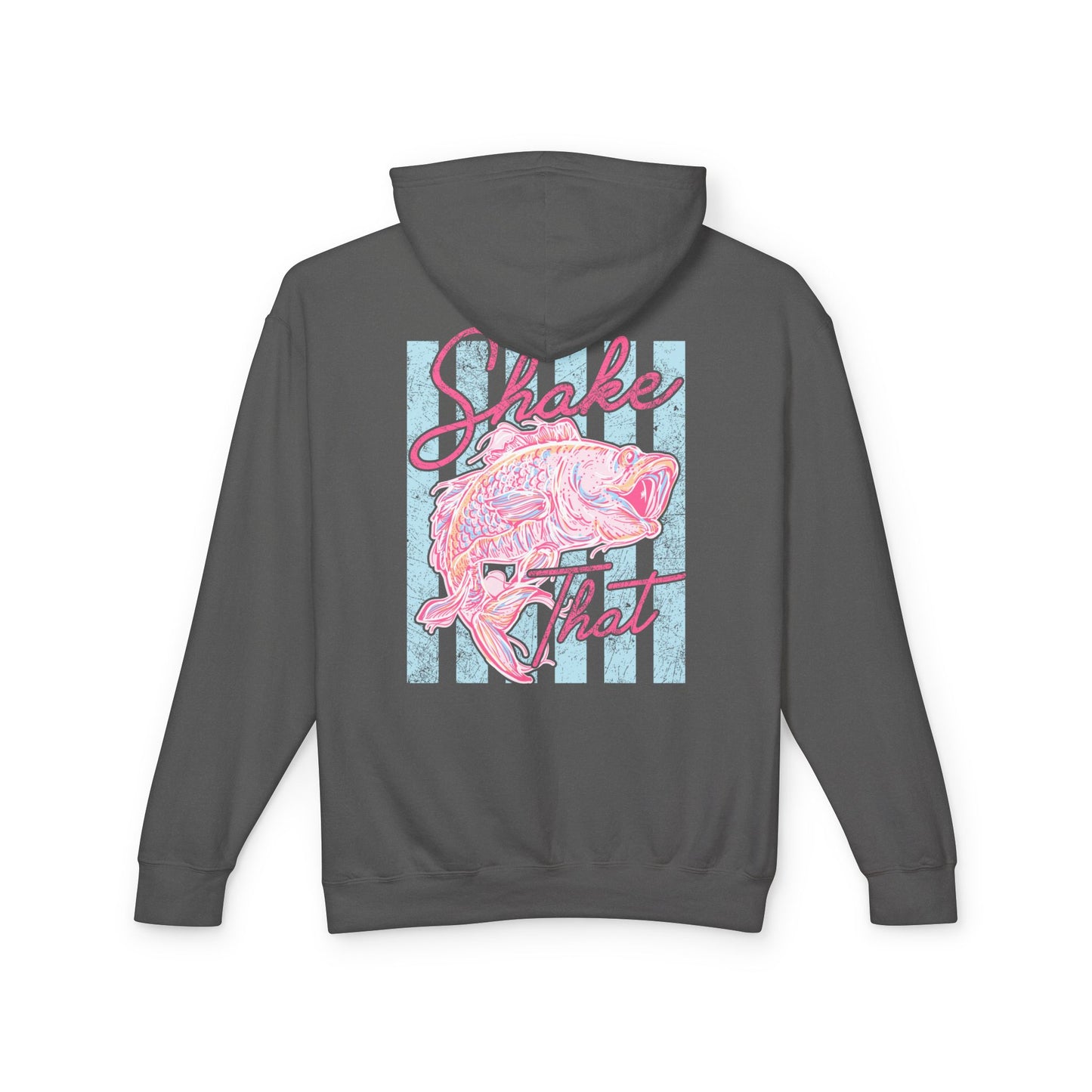🎣😂 Shake That Bass Hoodie -Lightweight Hooded Sweatshirt