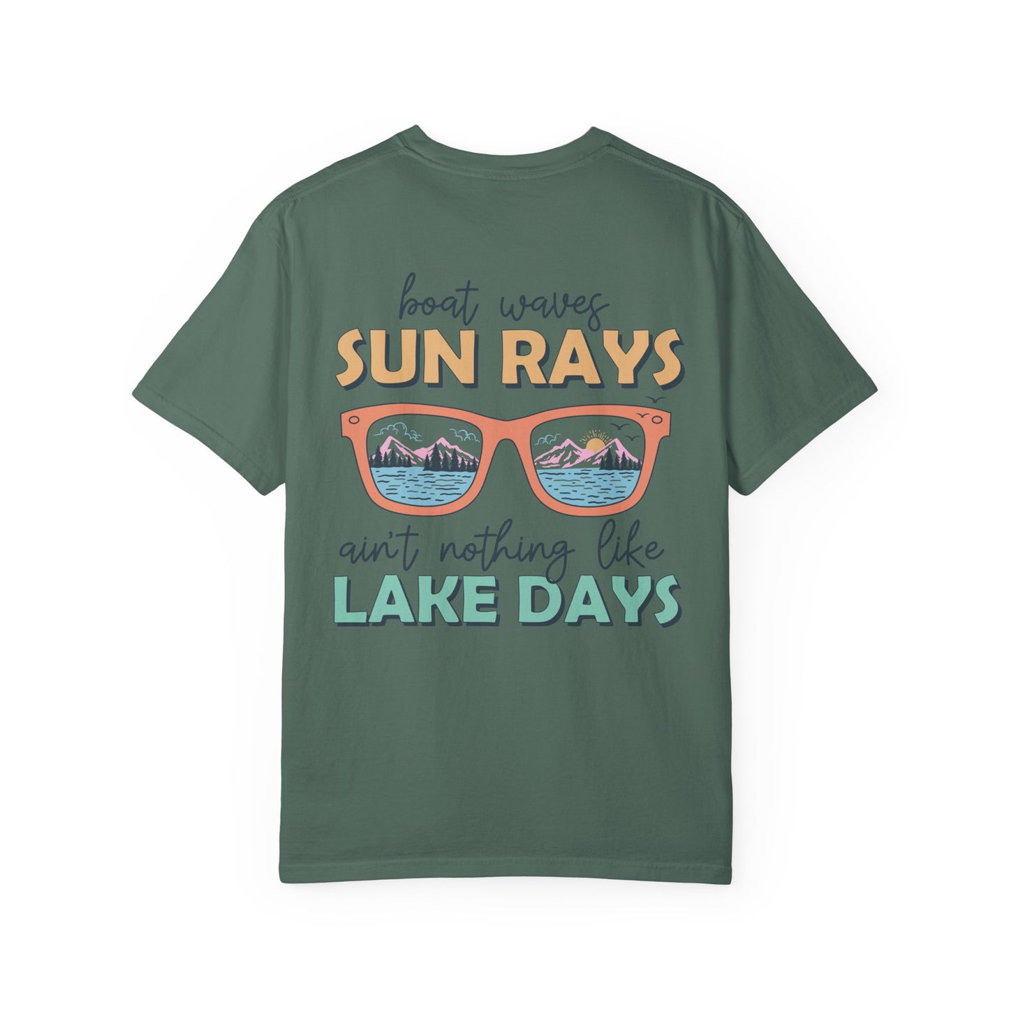 Lake Days T-Shirt — "Boat Waves Sun Rays Ain't Nothing Like Lake Days" Summer Graphic Tee