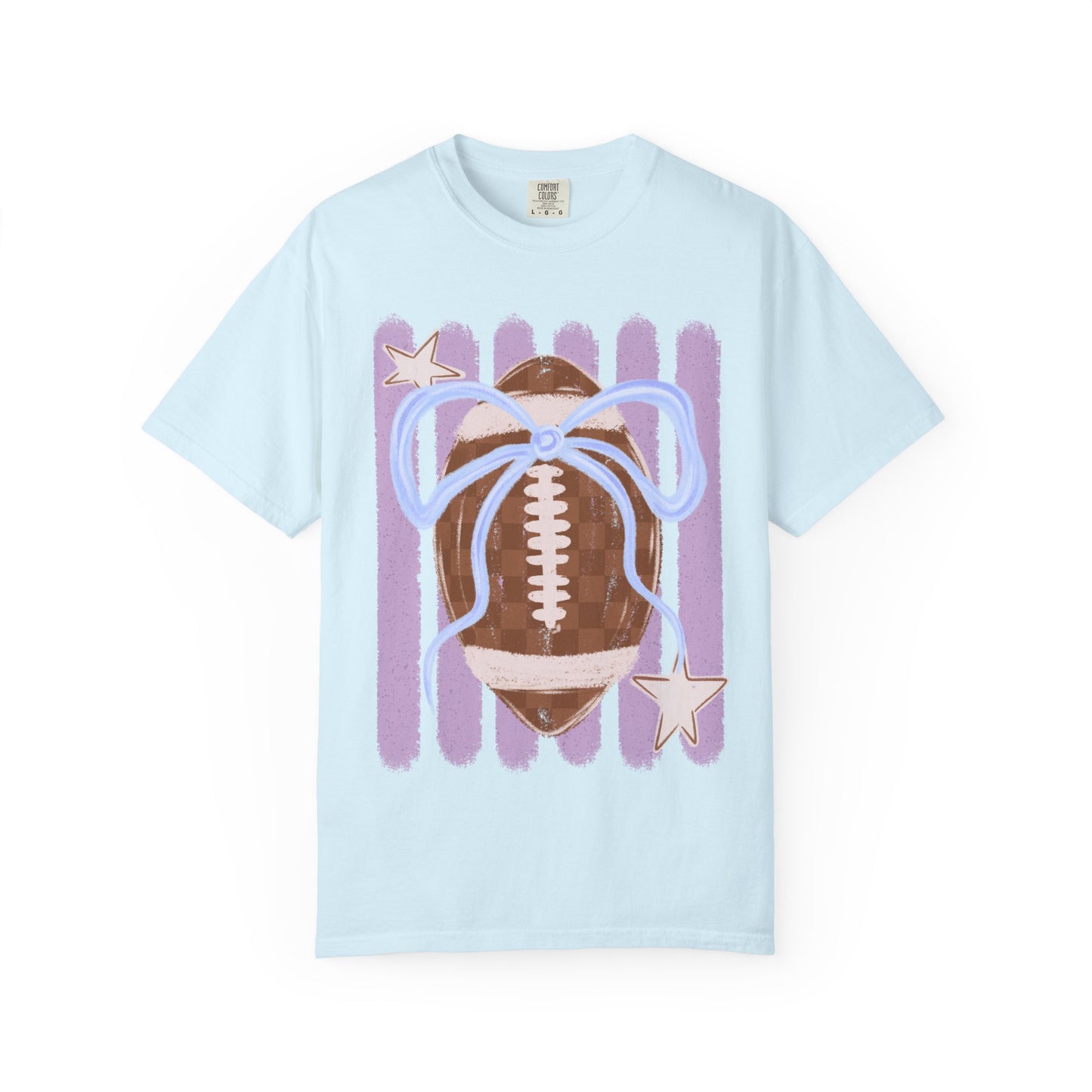🏈🎀 Football Bow T-shirt