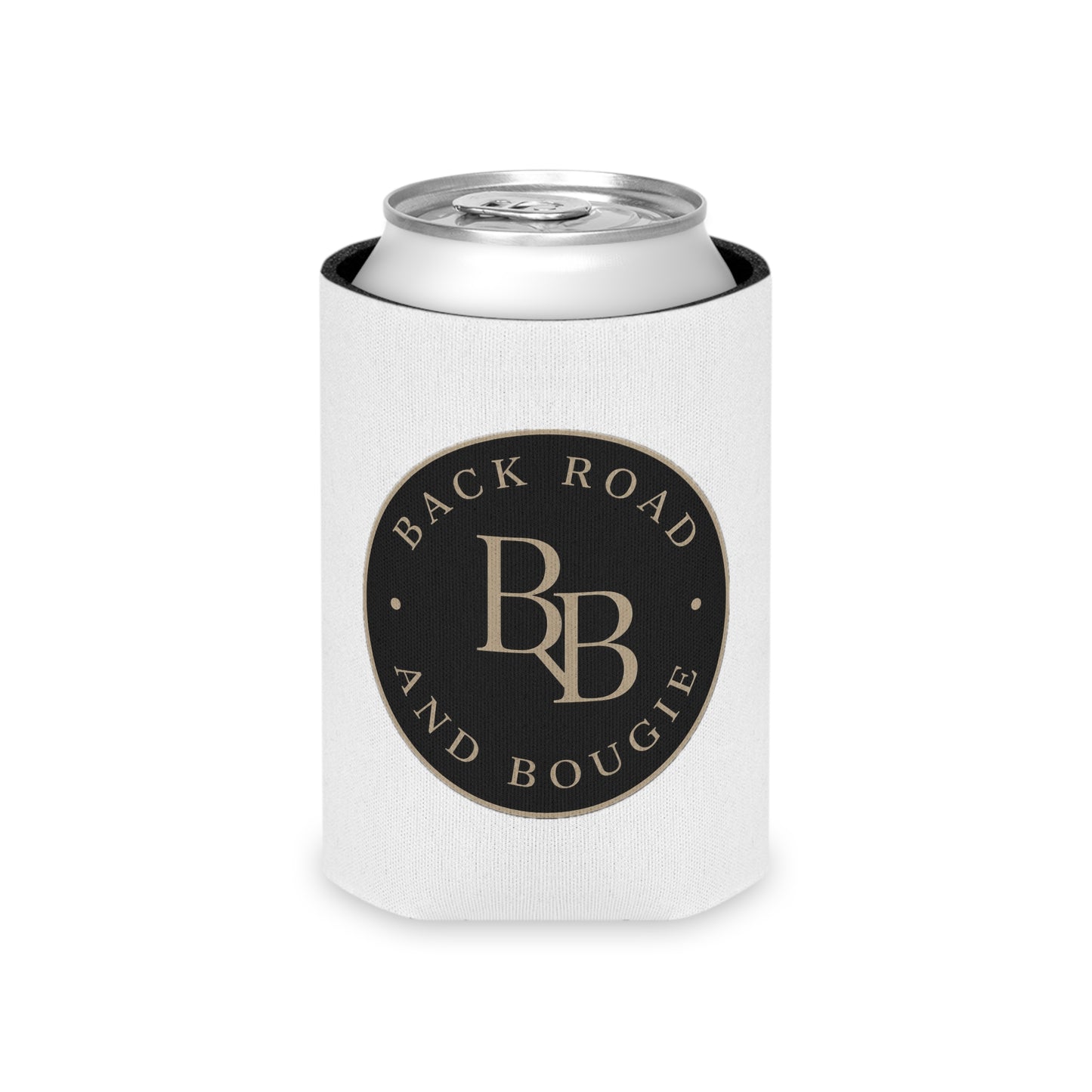 Back Road & Bougie Logo Can Cooler