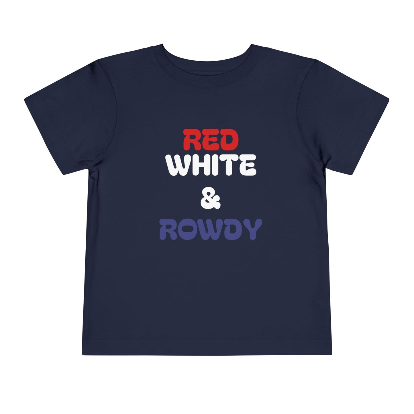 🇺🇸✨ Red, White & Rowdy Toddler Tee