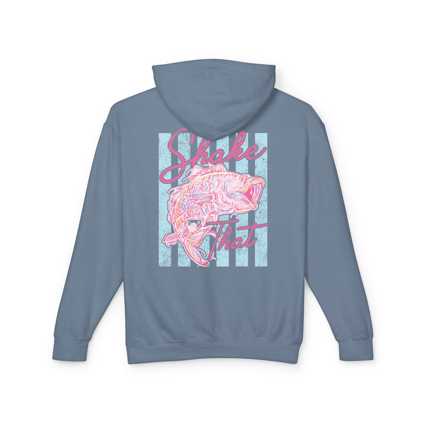 🎣😂 Shake That Bass Hoodie -Lightweight Hooded Sweatshirt