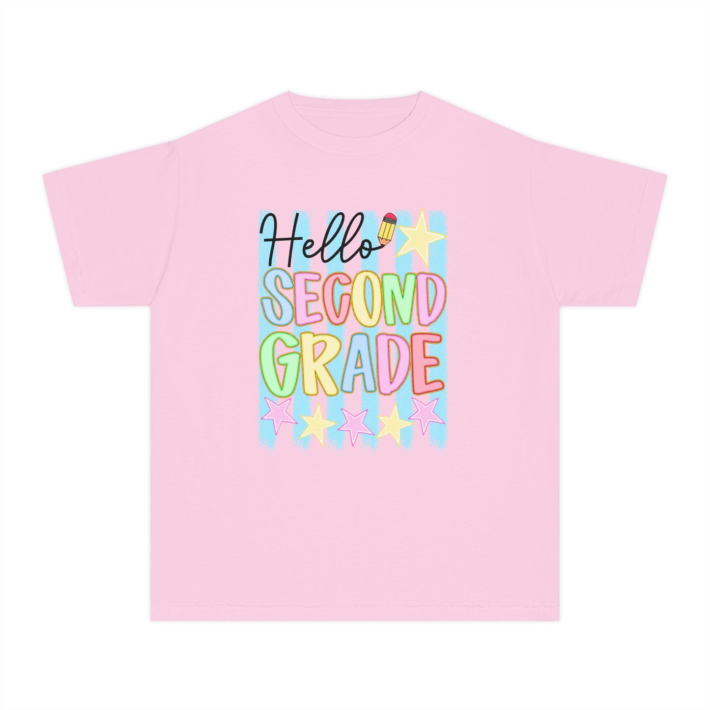 🌟📚 Hello Second Grade! T-Shirt — Bright Back-to-School