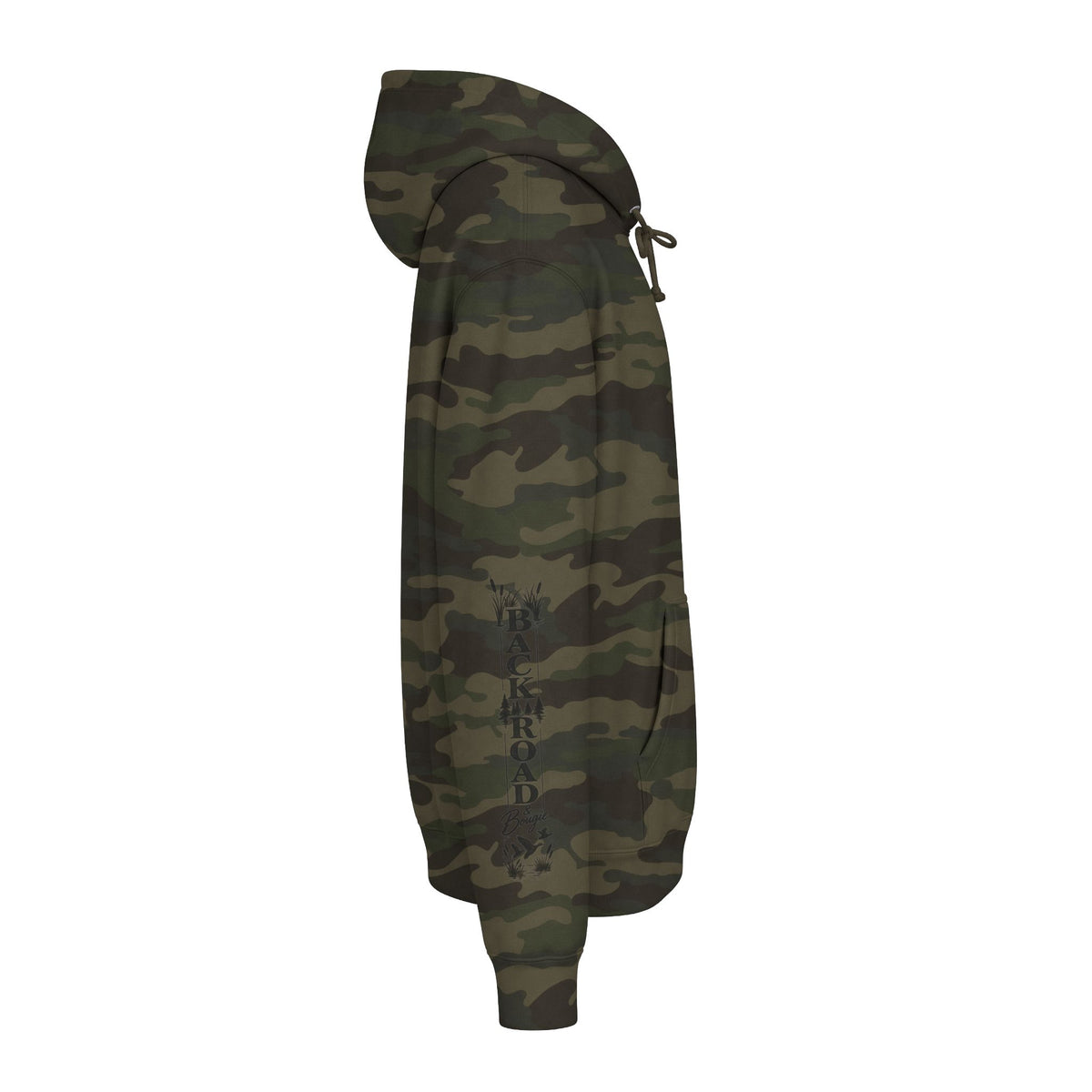 🌲 BackRoad & Bougie Camo Hoodie