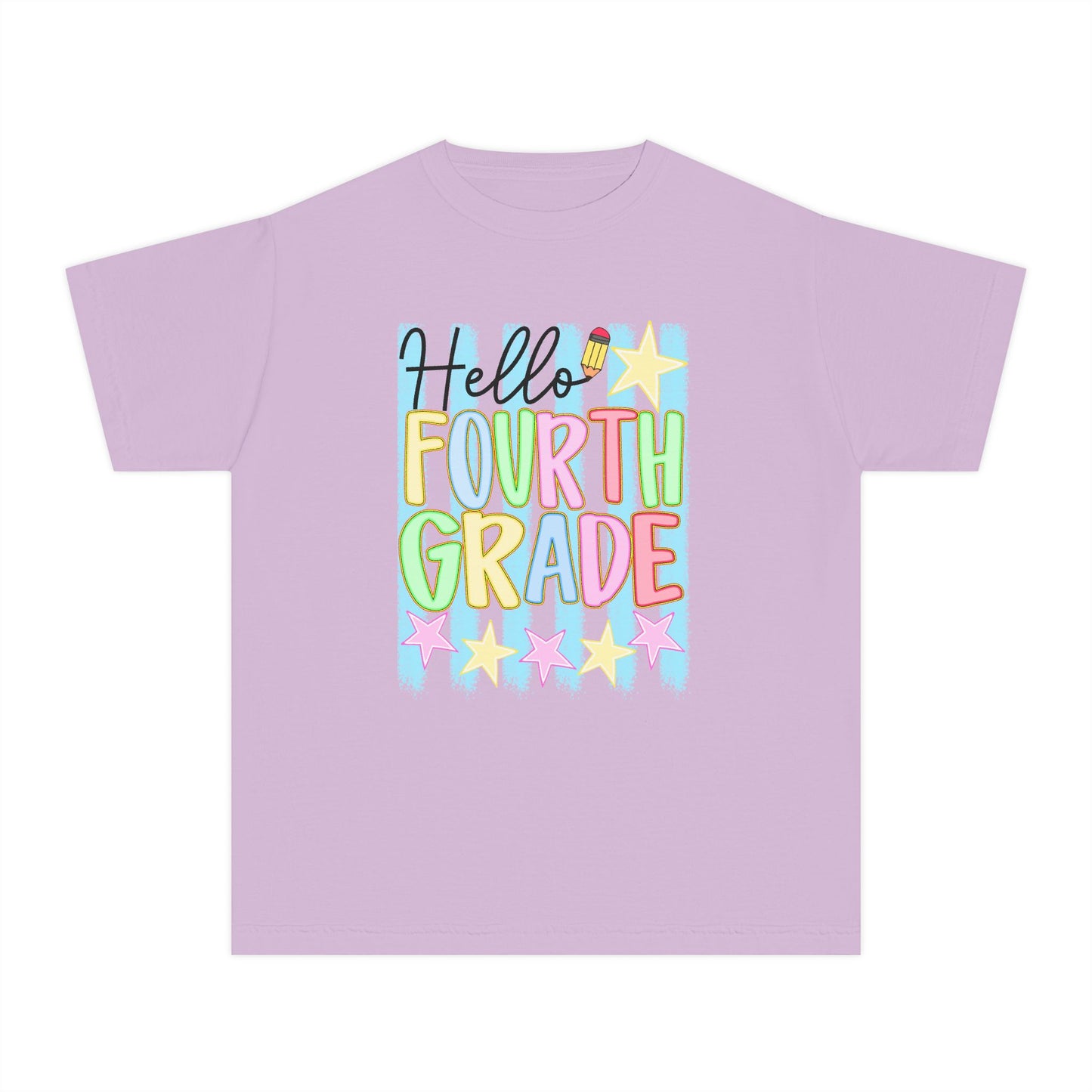 🌟📚 Hello Fourth Grade! Youth T‑Shirt