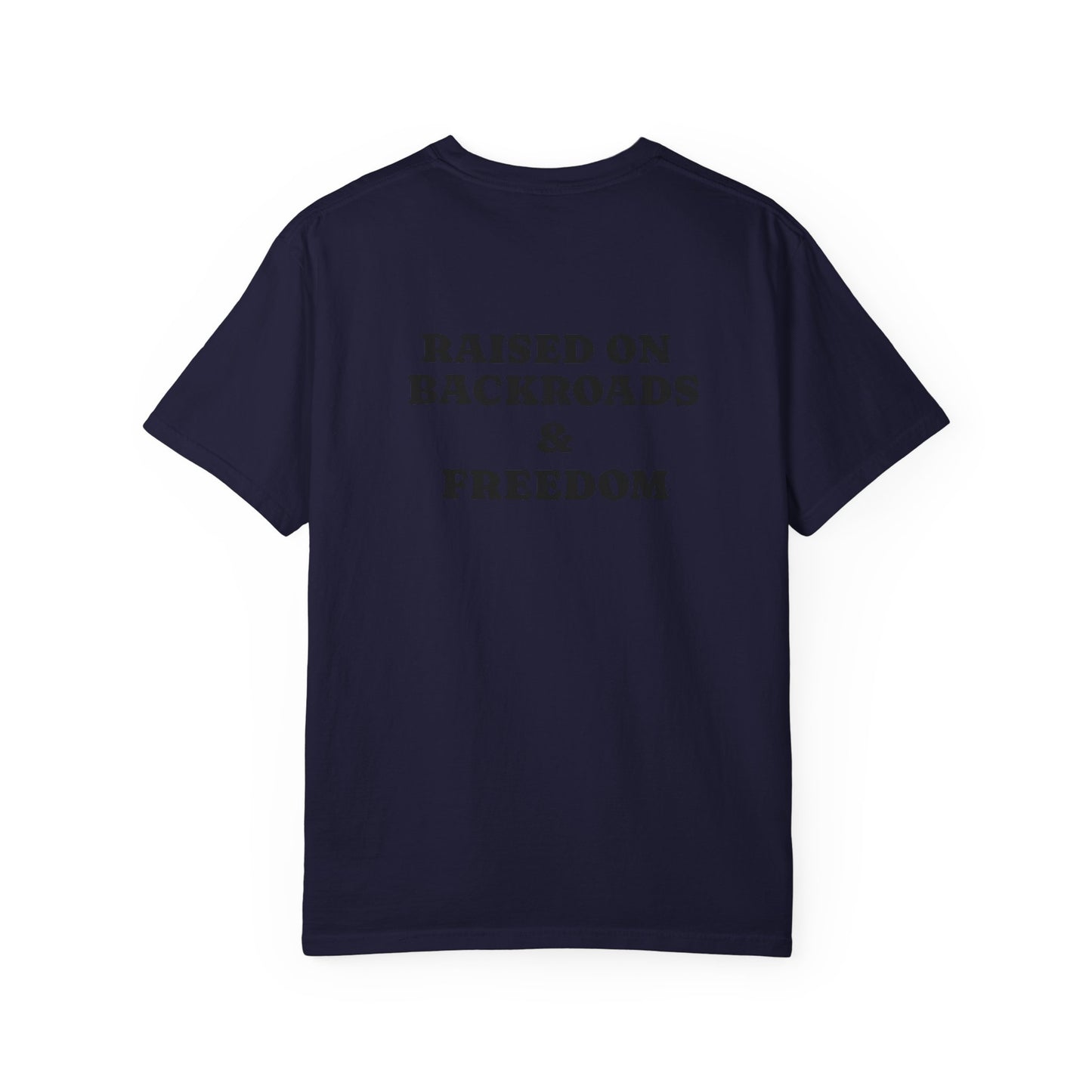 🇺🇸🤎 Raised On Backroads & Freedom Tee