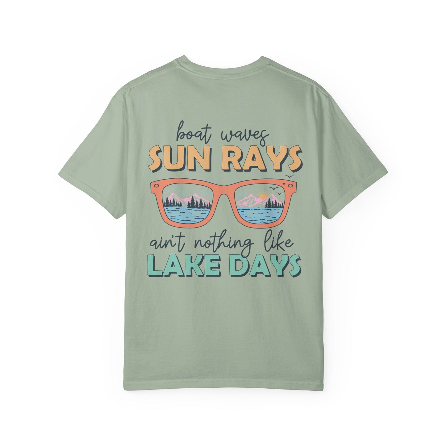 Lake Days T-Shirt — "Boat Waves Sun Rays Ain't Nothing Like Lake Days" Summer Graphic Tee