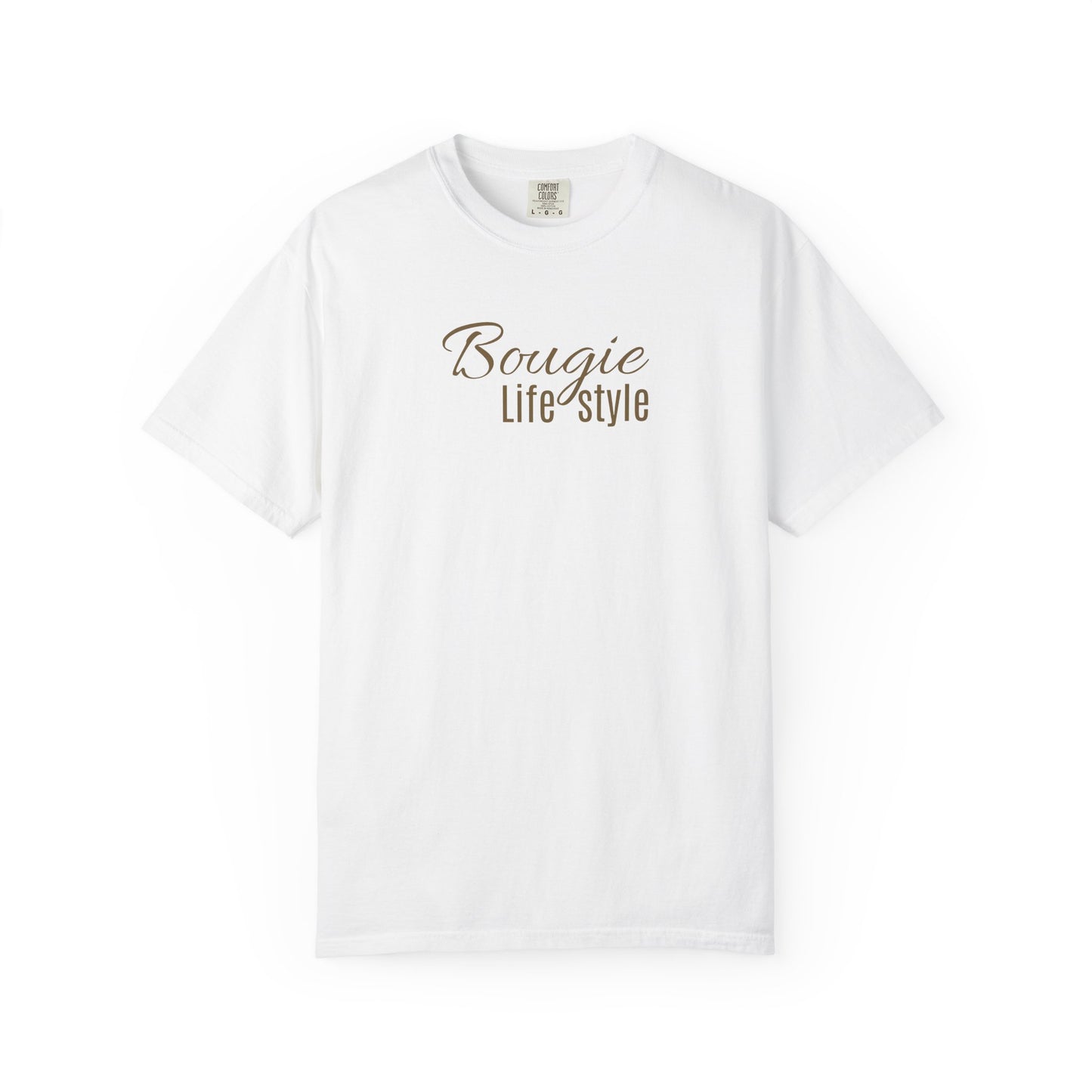 Bougie Lifestyle. 🤎✨
 — Chic Script Graphic T‑Shirt