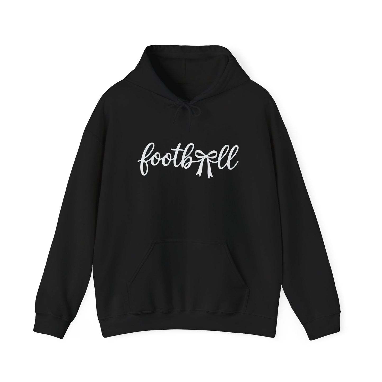 🏈🤍 🎀Football Hooded Sweatshirt