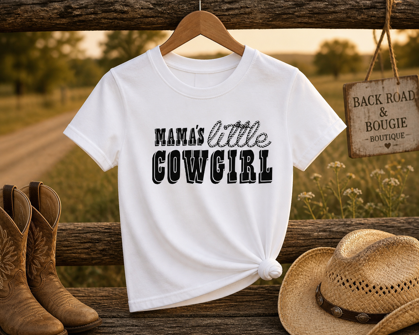 Mama’s Little Cowgirl Tee 🤠✨