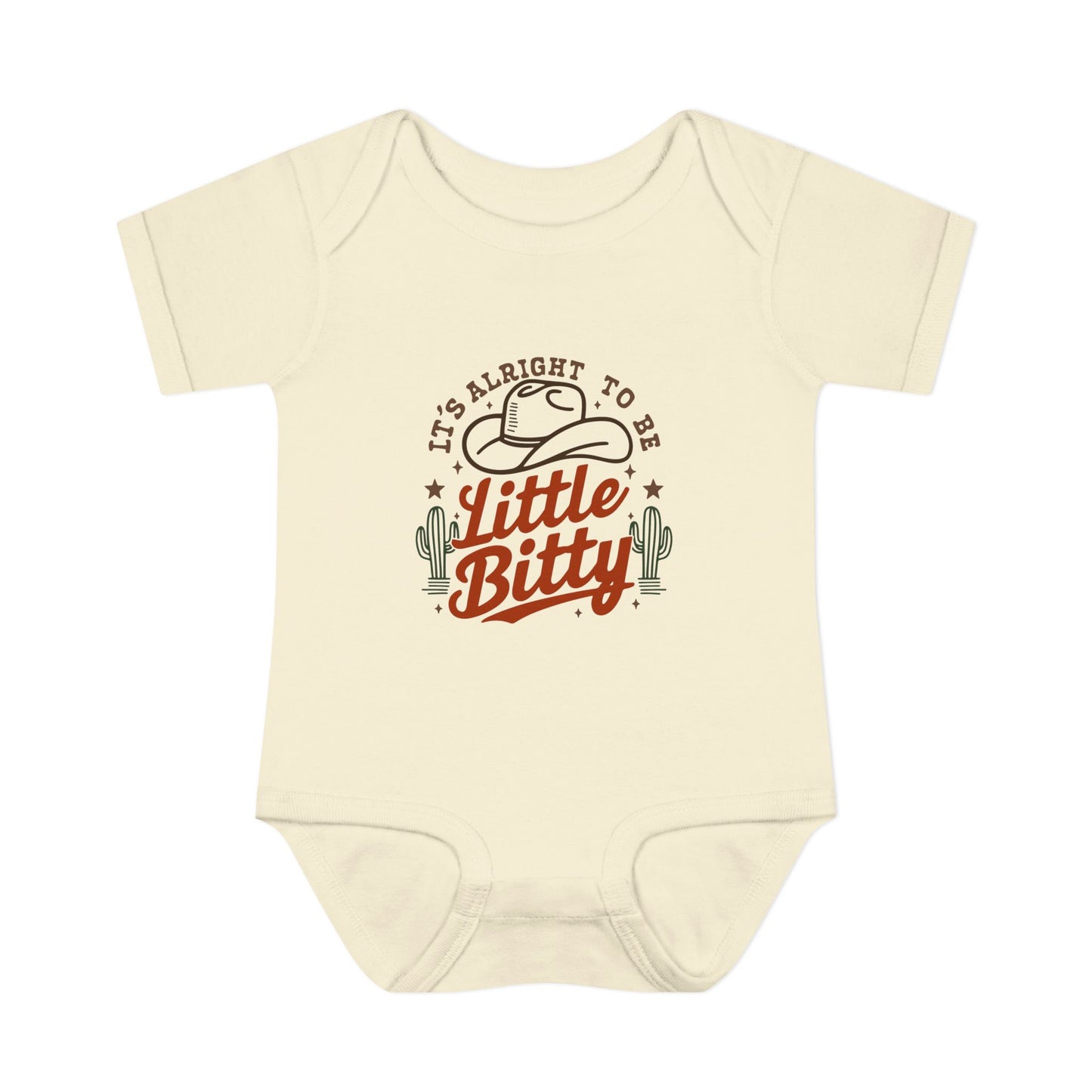Little Bitty Western Baby Onesie 🤠🧡