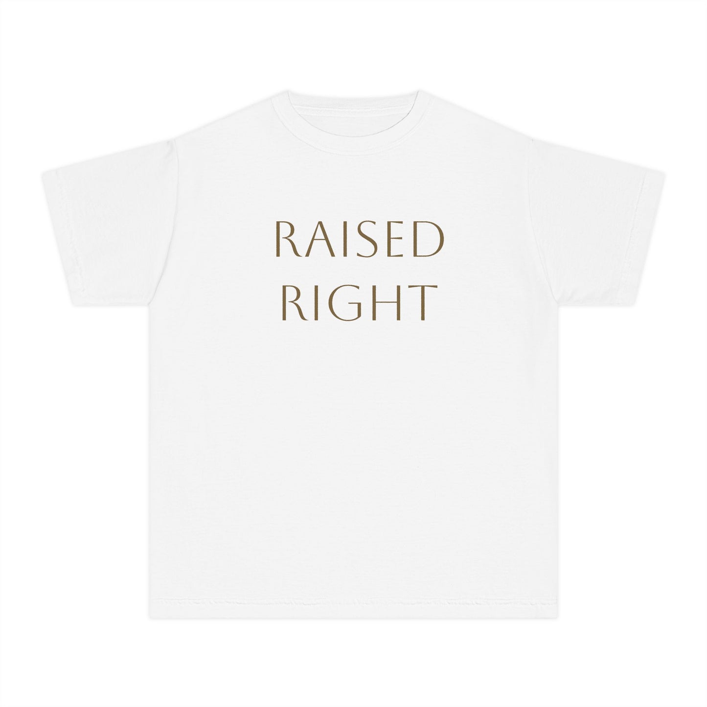Raised Right Kids Tee – Country Roots Collection 🤎