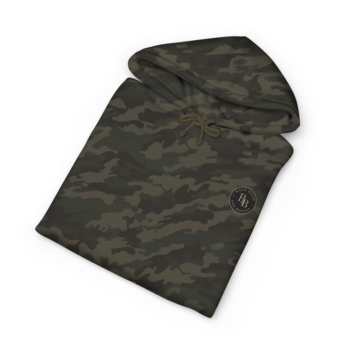 🌲 BackRoad & Bougie Camo Hoodie
