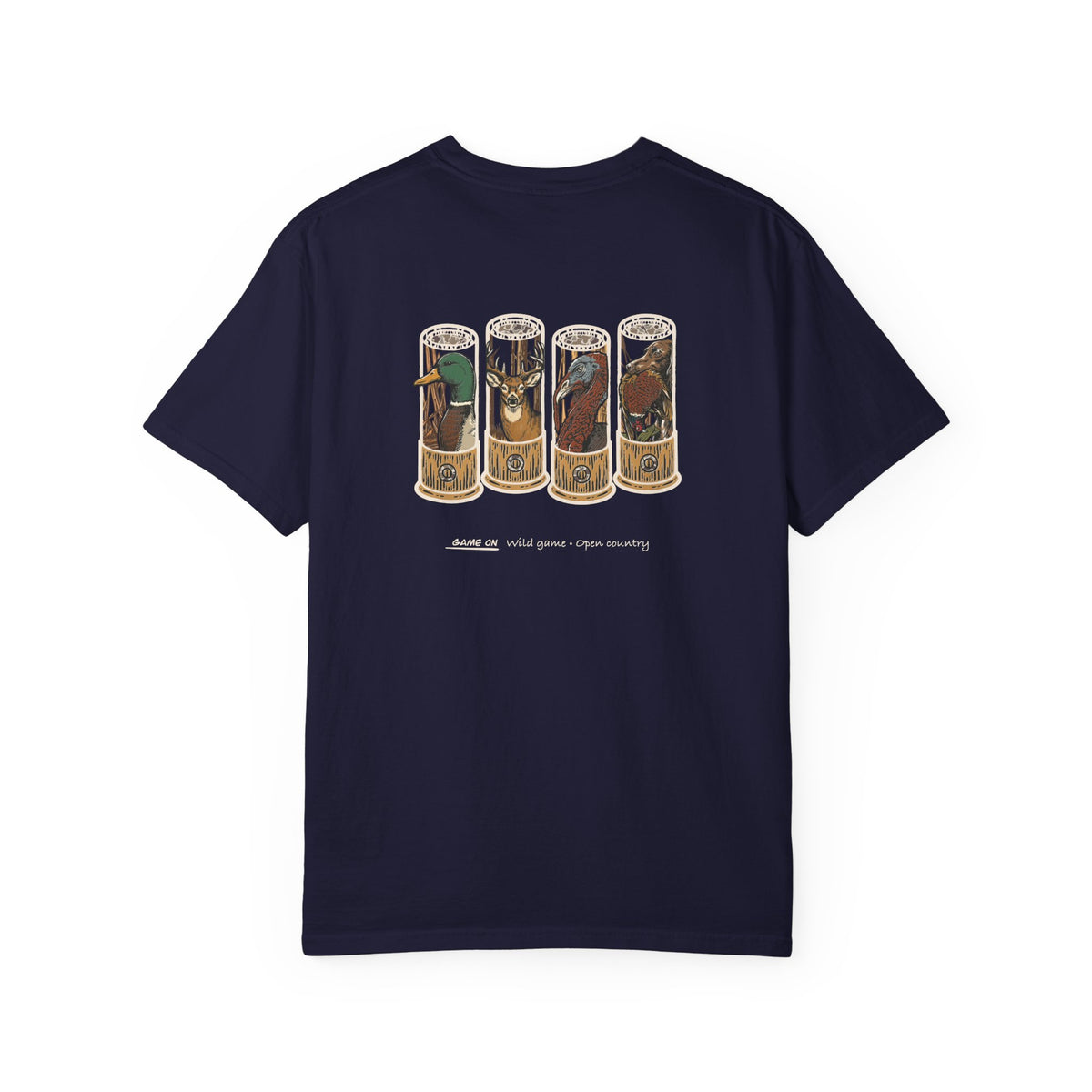 🦆 GAME ON — Wild Game Tee